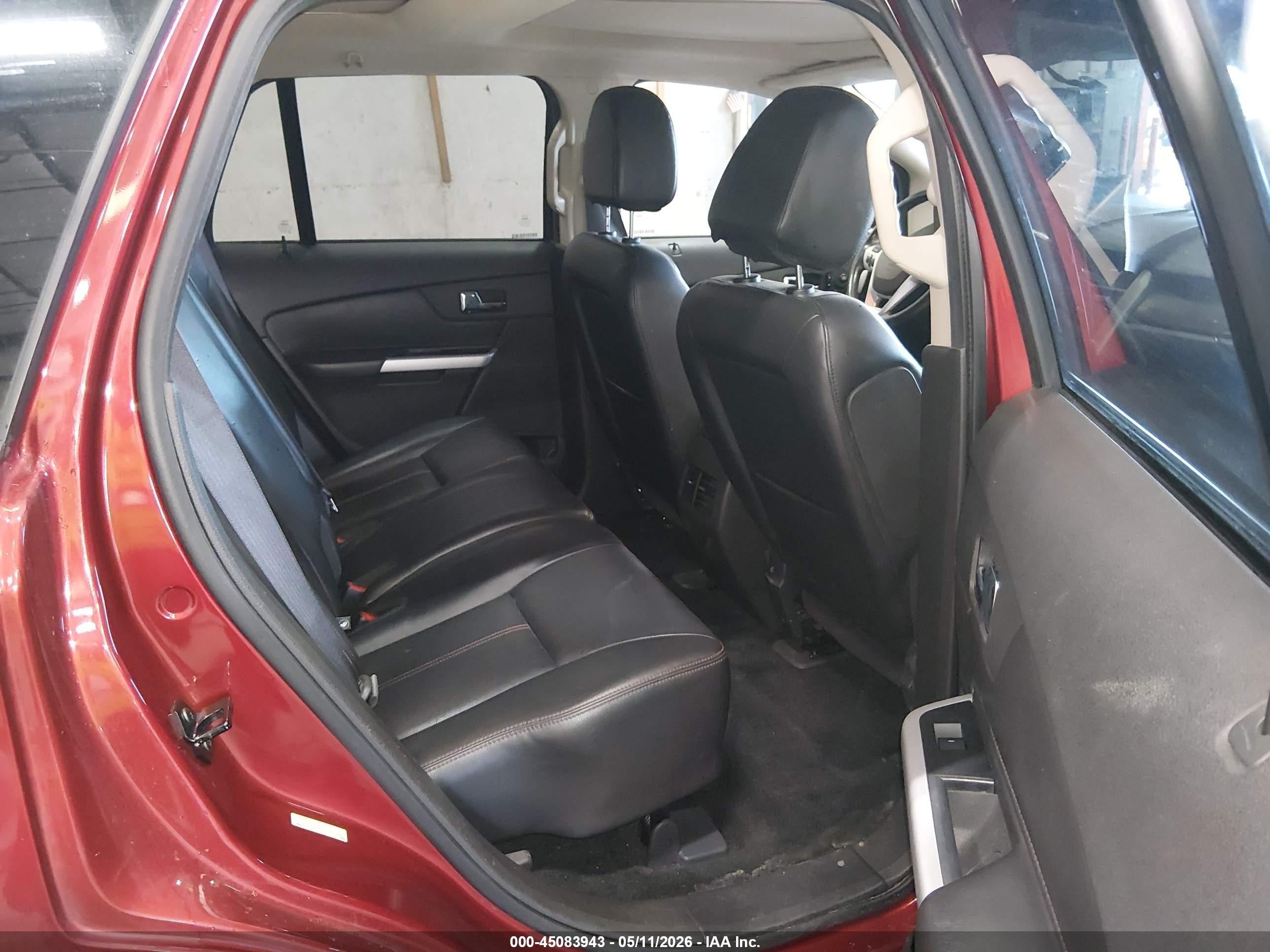 2013 Ford Edge Sel Red vin: 2FMDK4JC7DBA95328