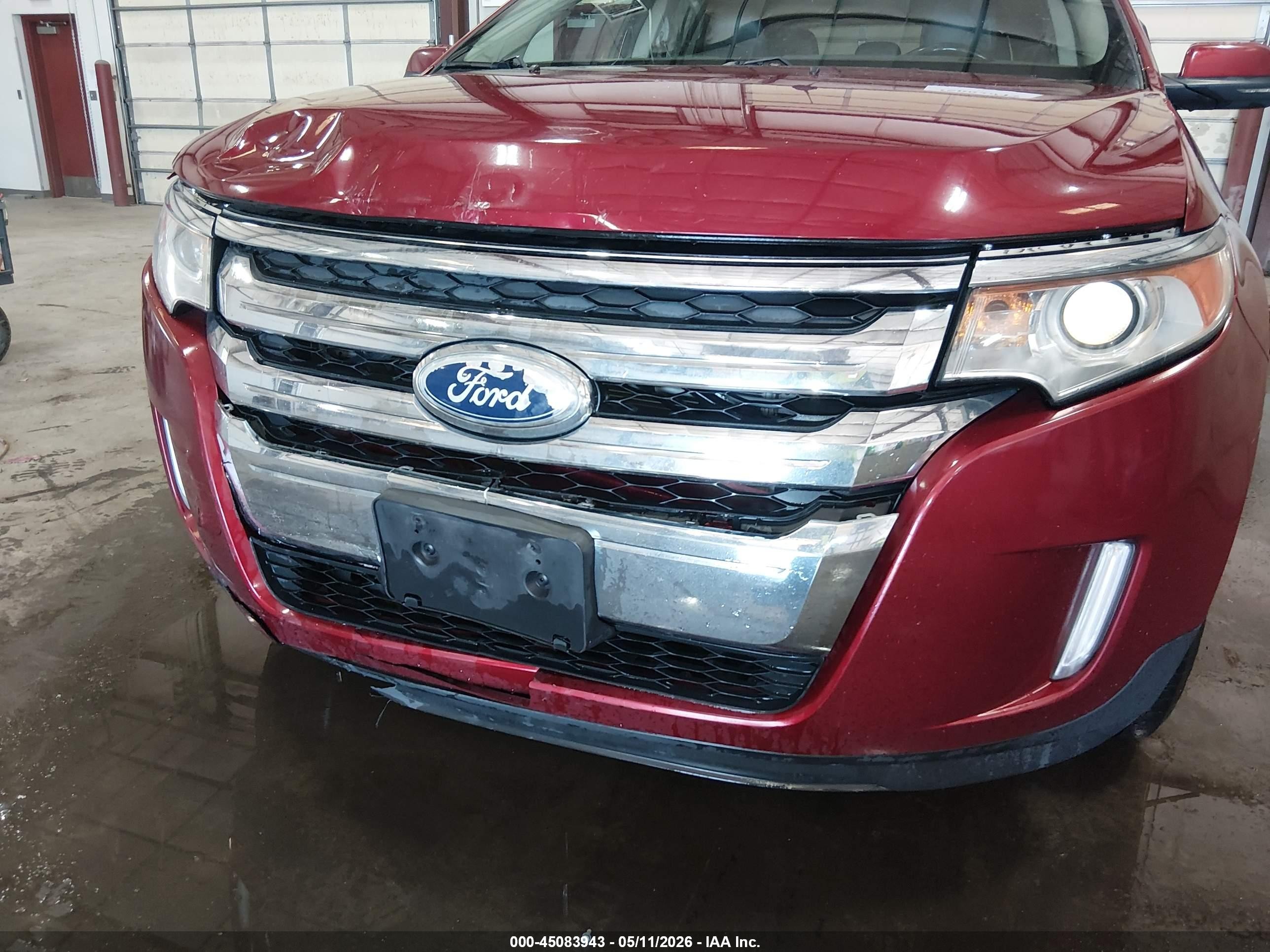 2013 Ford Edge Sel Red vin: 2FMDK4JC7DBA95328