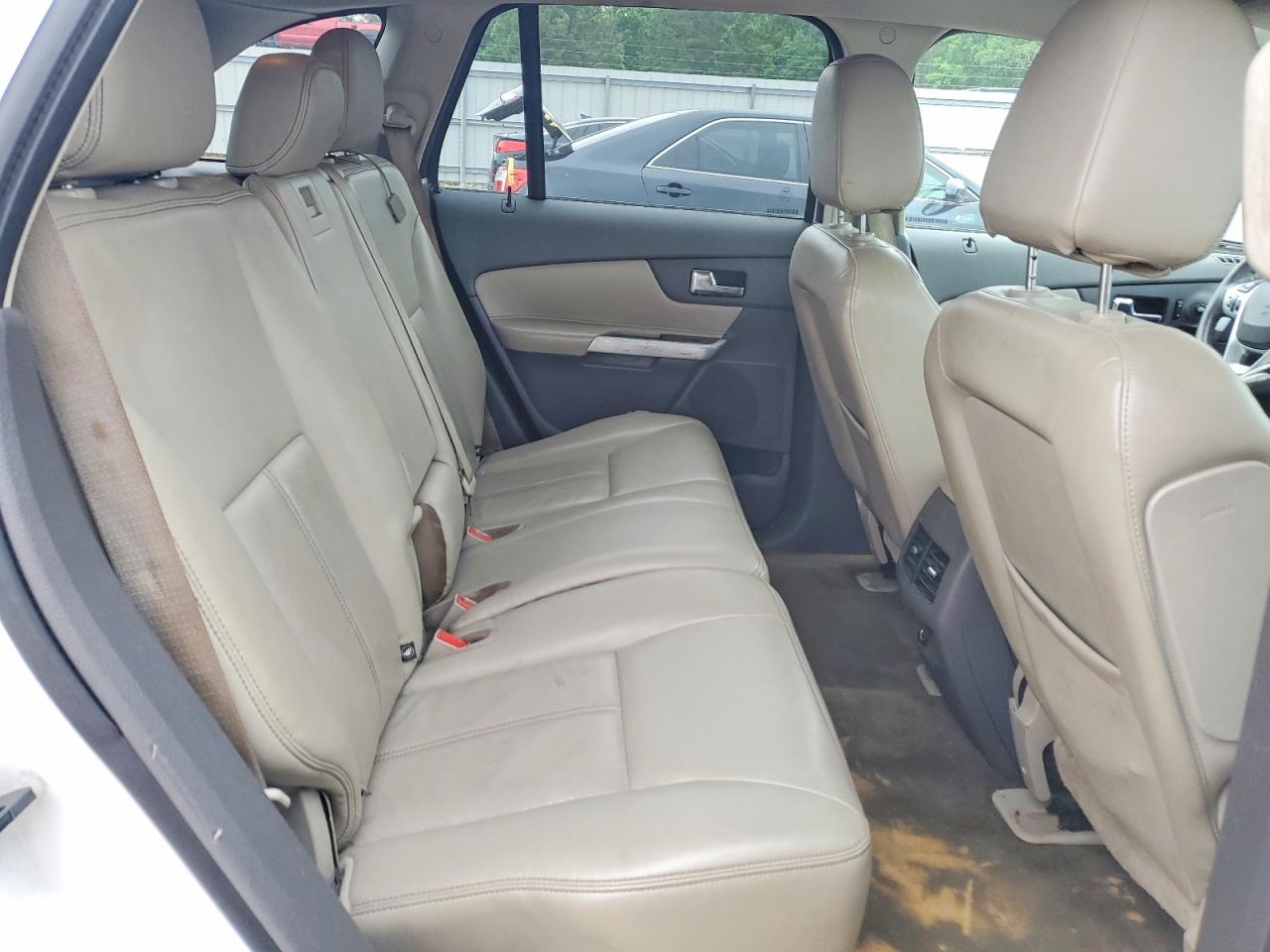 2013 Ford Edge Sel White vin: 2FMDK4JC7DBB34354