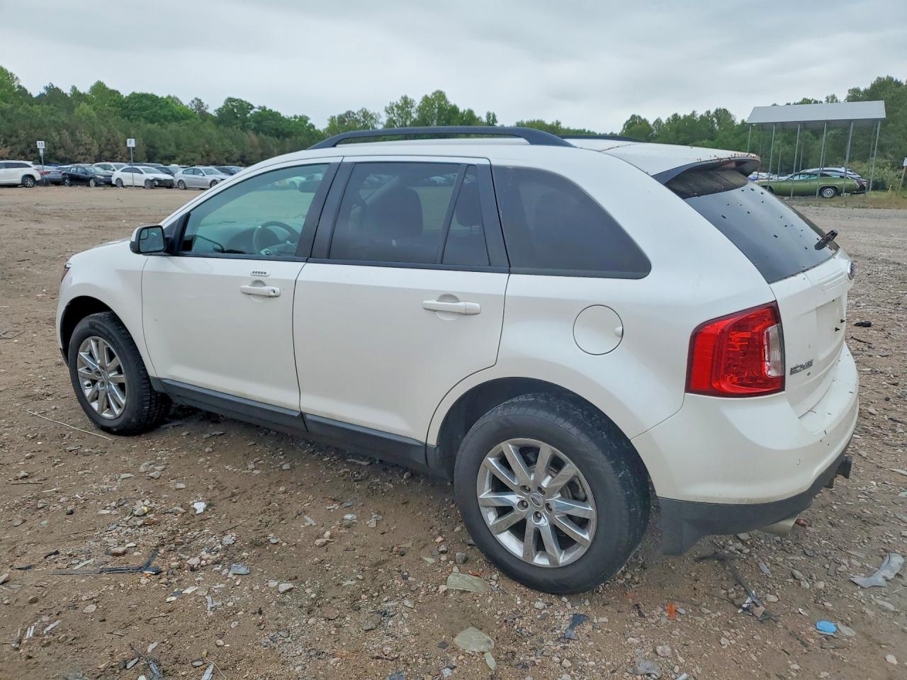 2013 Ford Edge Sel White vin: 2FMDK4JC7DBB34354