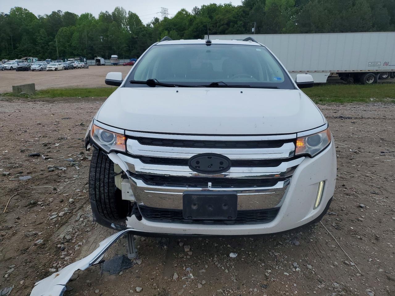 2013 Ford Edge Sel White vin: 2FMDK4JC7DBB34354