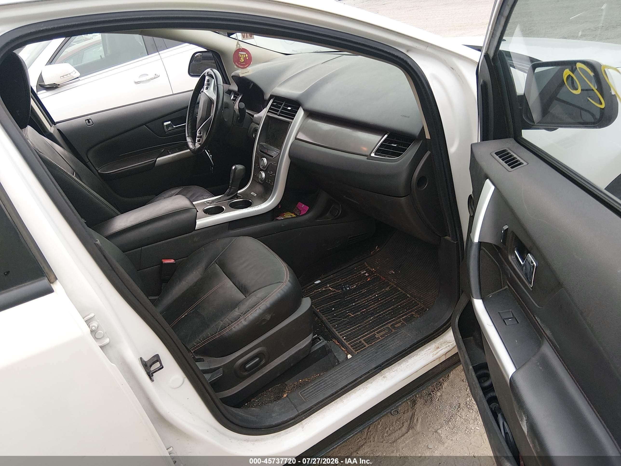 2013 Ford Edge Sel Белый vin: 2FMDK4JC7DBB96191
