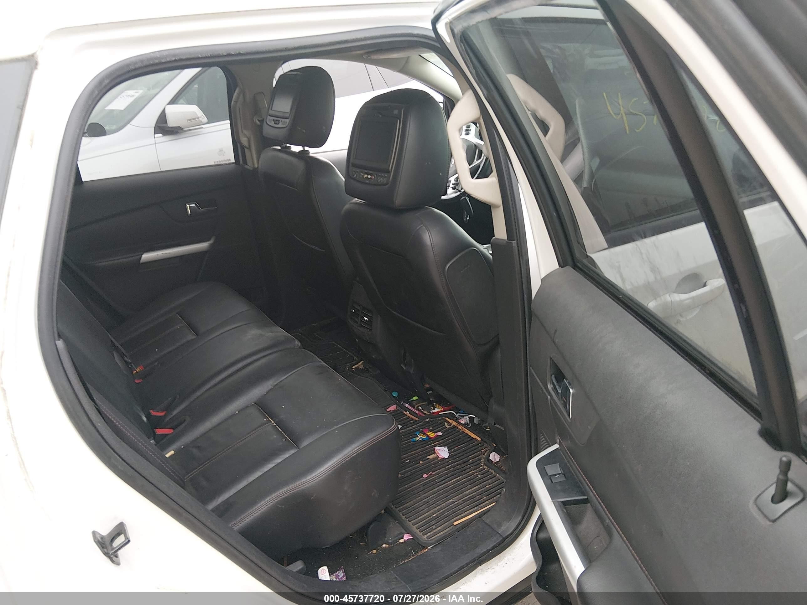 2013 Ford Edge Sel Белый vin: 2FMDK4JC7DBB96191