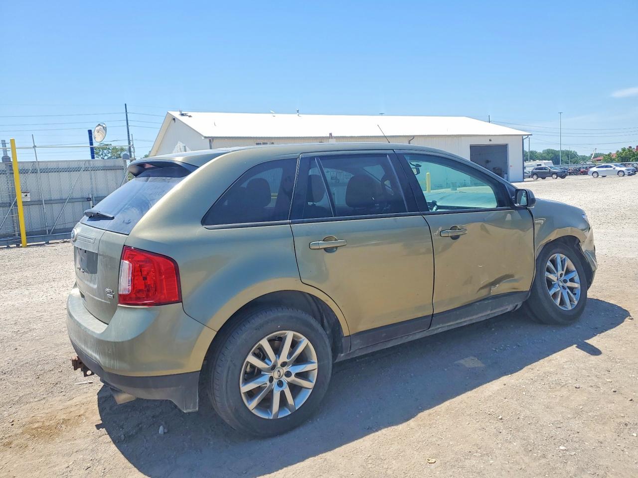 2013 Ford Edge Sel Green vin: 2FMDK4JC7DBC12406