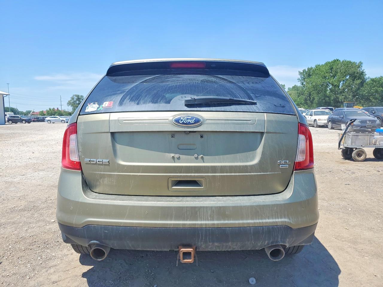 2013 Ford Edge Sel Green vin: 2FMDK4JC7DBC12406