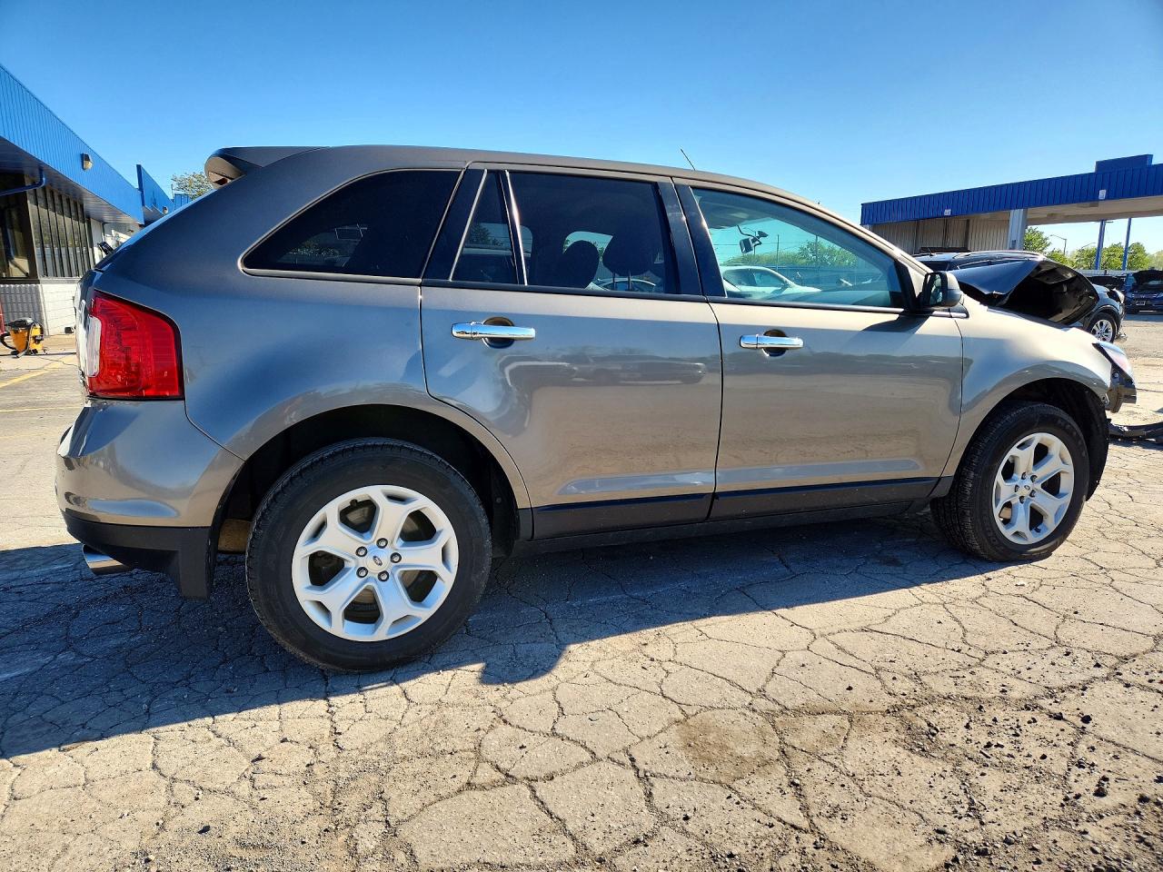 2013 Ford Edge Sel Серый vin: 2FMDK4JC7DBC13247