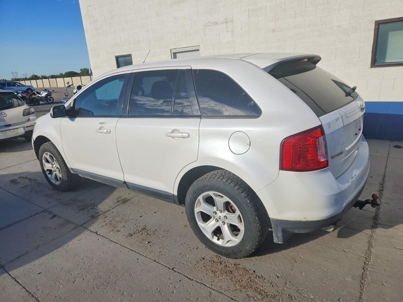 2013 Ford Edge Sel White vin: 2FMDK4JC7DBC18058