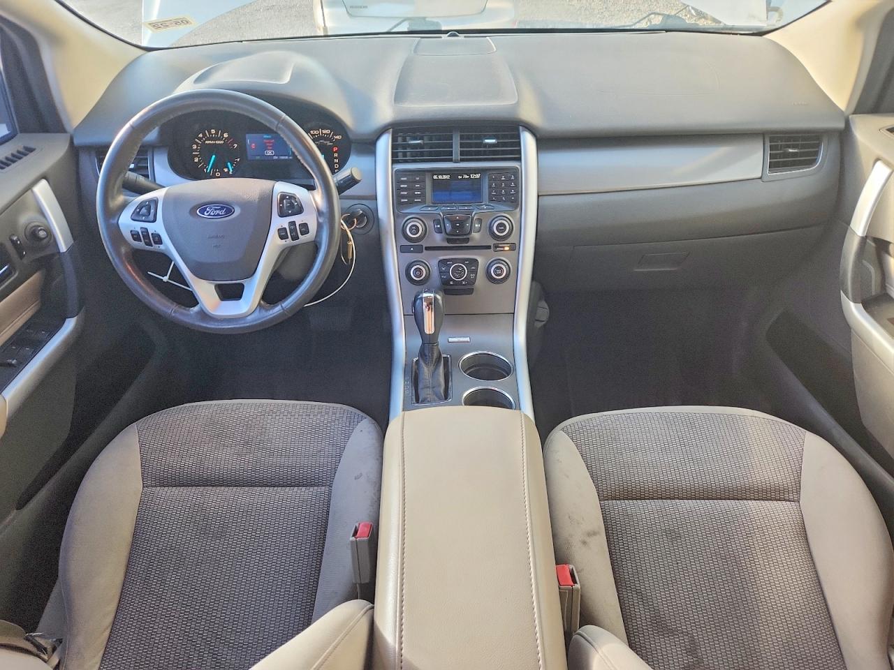 2013 Ford Edge Sel White vin: 2FMDK4JC7DBC18058