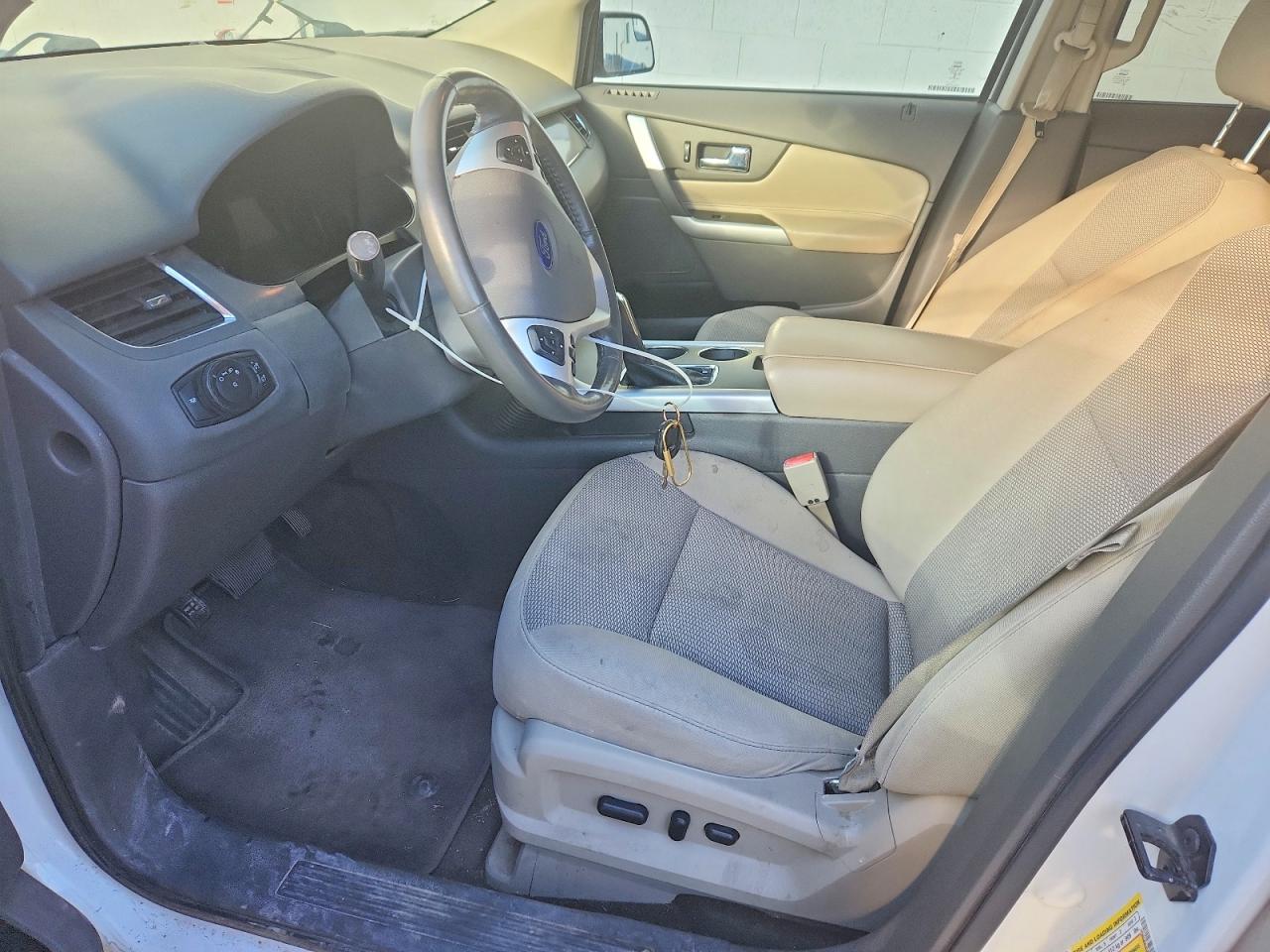 2013 Ford Edge Sel White vin: 2FMDK4JC7DBC18058