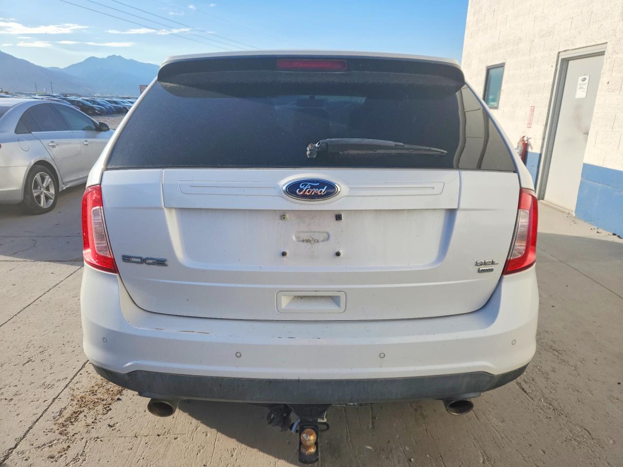 2013 Ford Edge Sel White vin: 2FMDK4JC7DBC18058