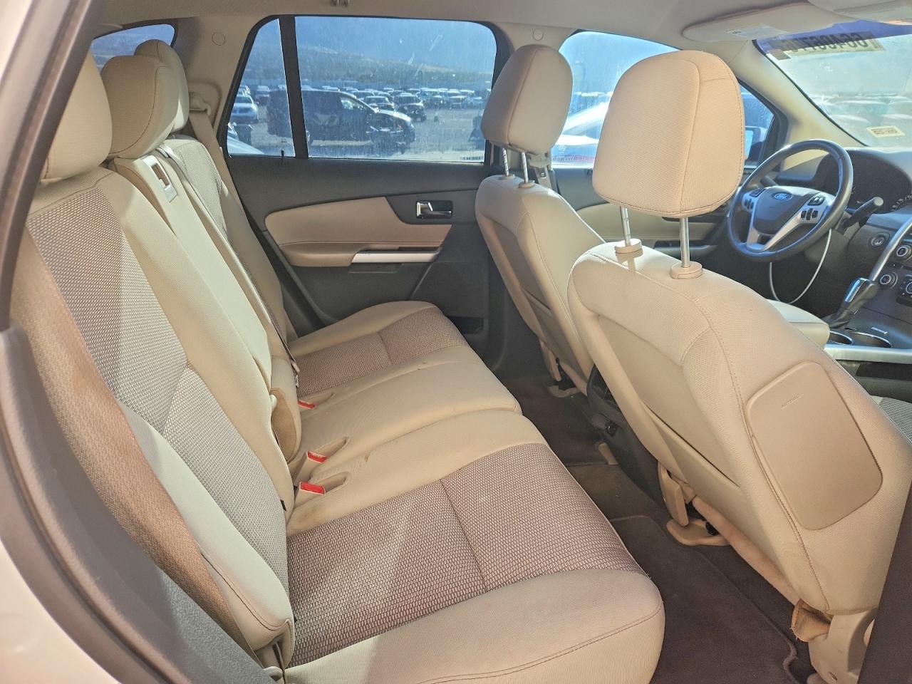 2013 Ford Edge Sel White vin: 2FMDK4JC7DBC18058