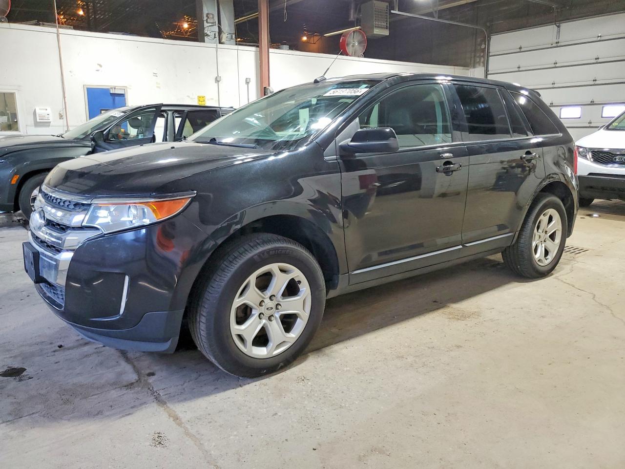 2013 Ford Edge Sel Black vin: 2FMDK4JC7DBC58592