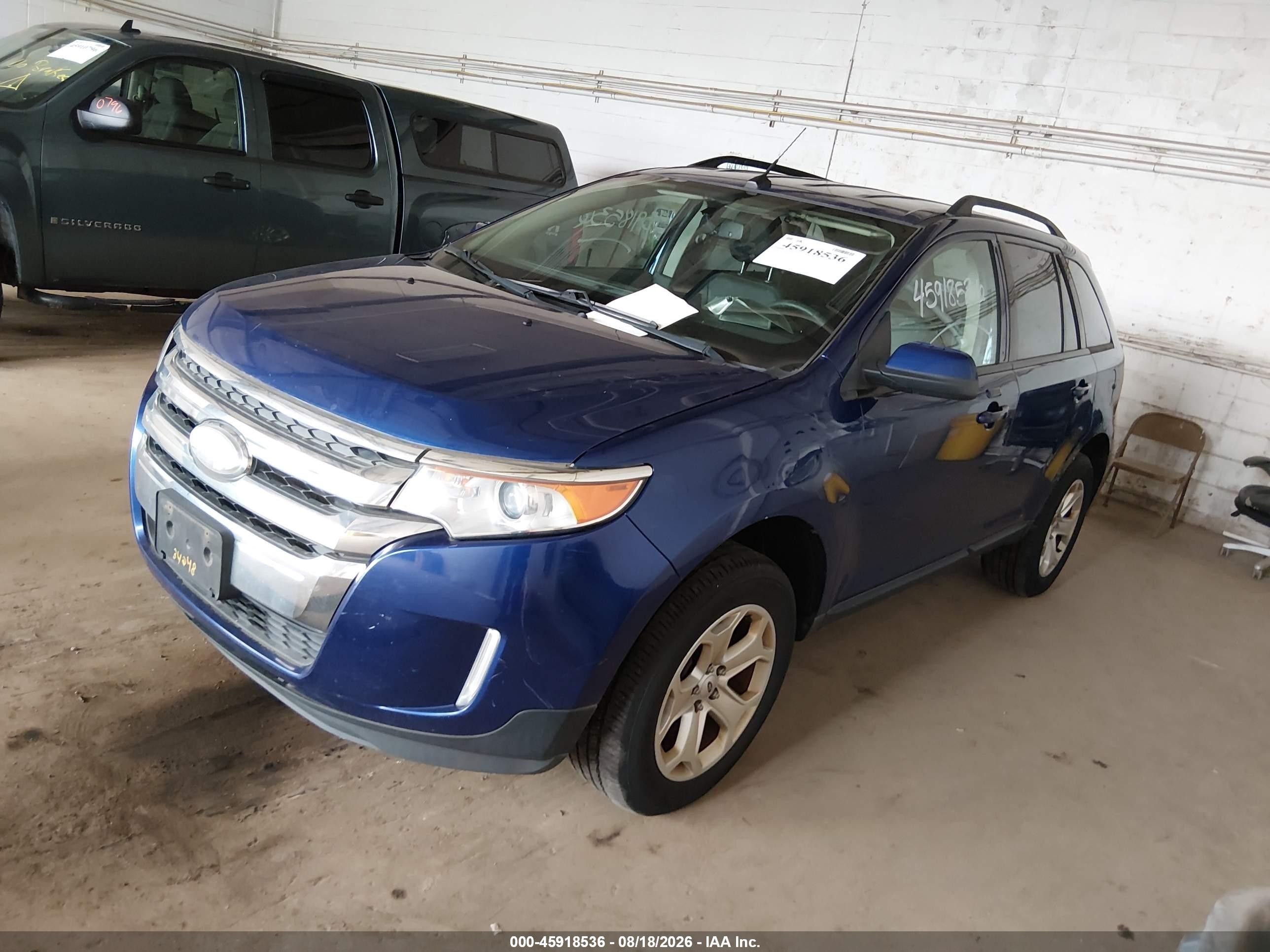 2013 Ford Edge Sel Синий vin: 2FMDK4JC7DBE10547