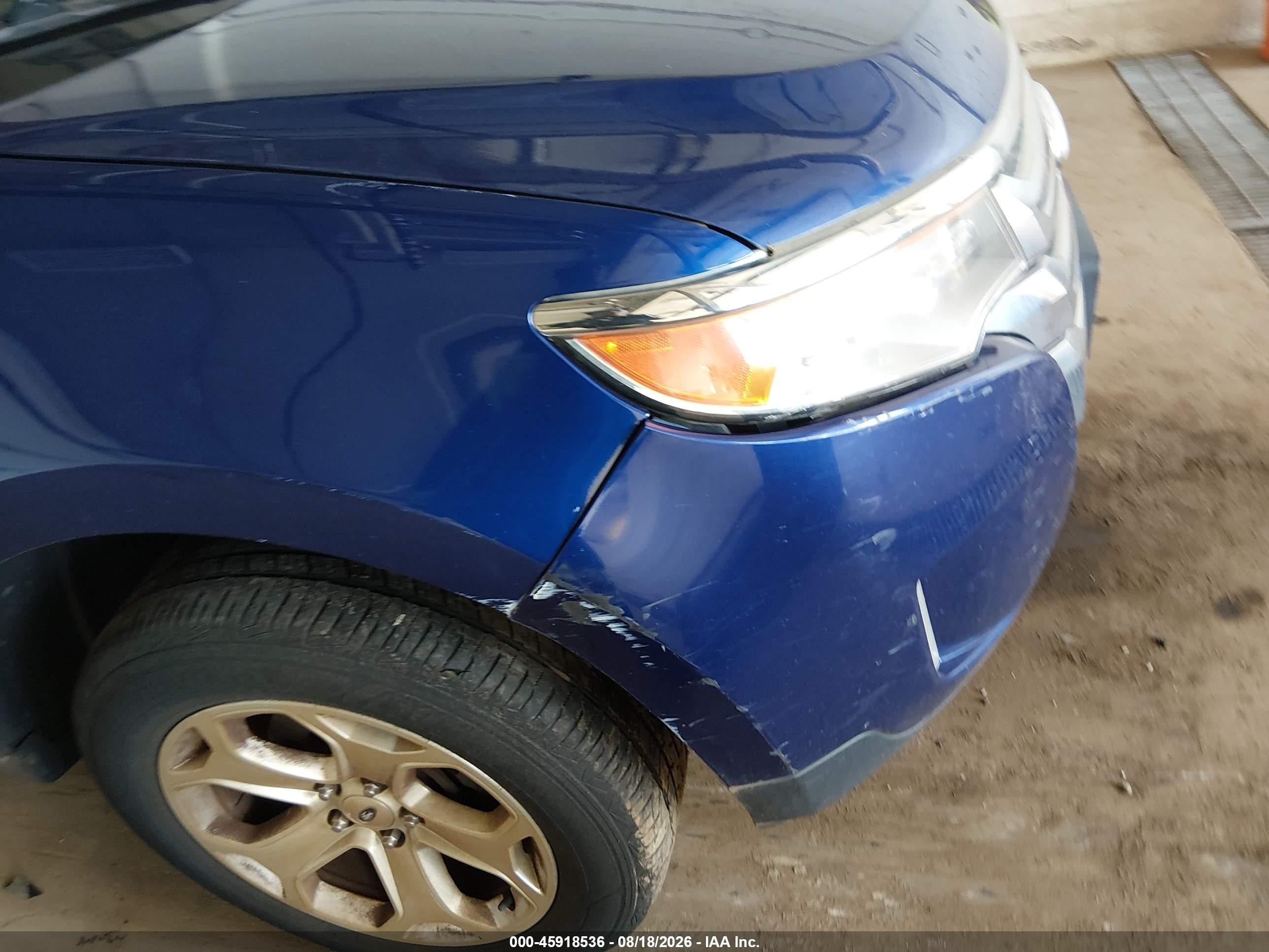 2013 Ford Edge Sel Синий vin: 2FMDK4JC7DBE10547