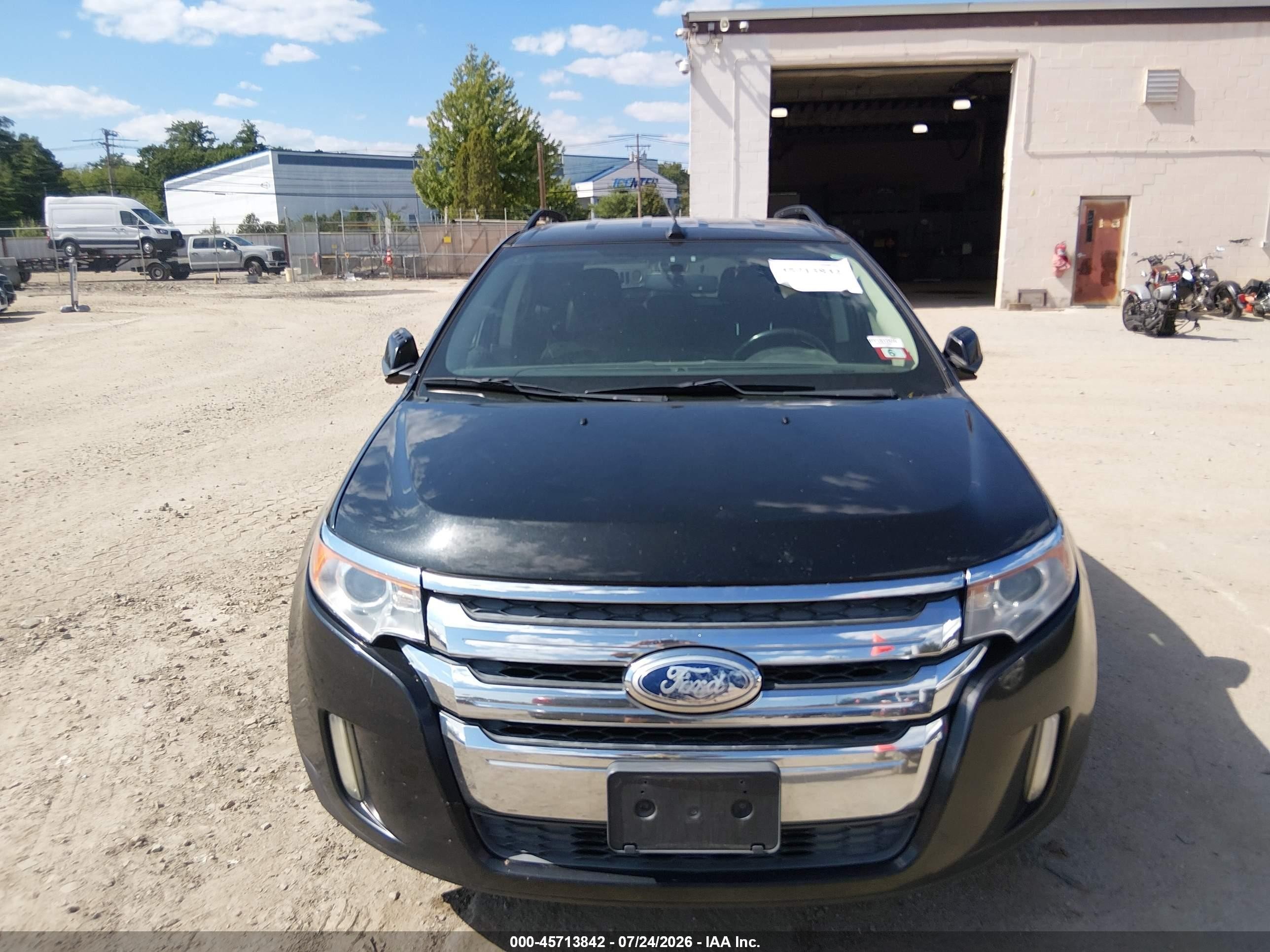 2014 Ford Edge Sel Black vin: 2FMDK4JC7EBA08657