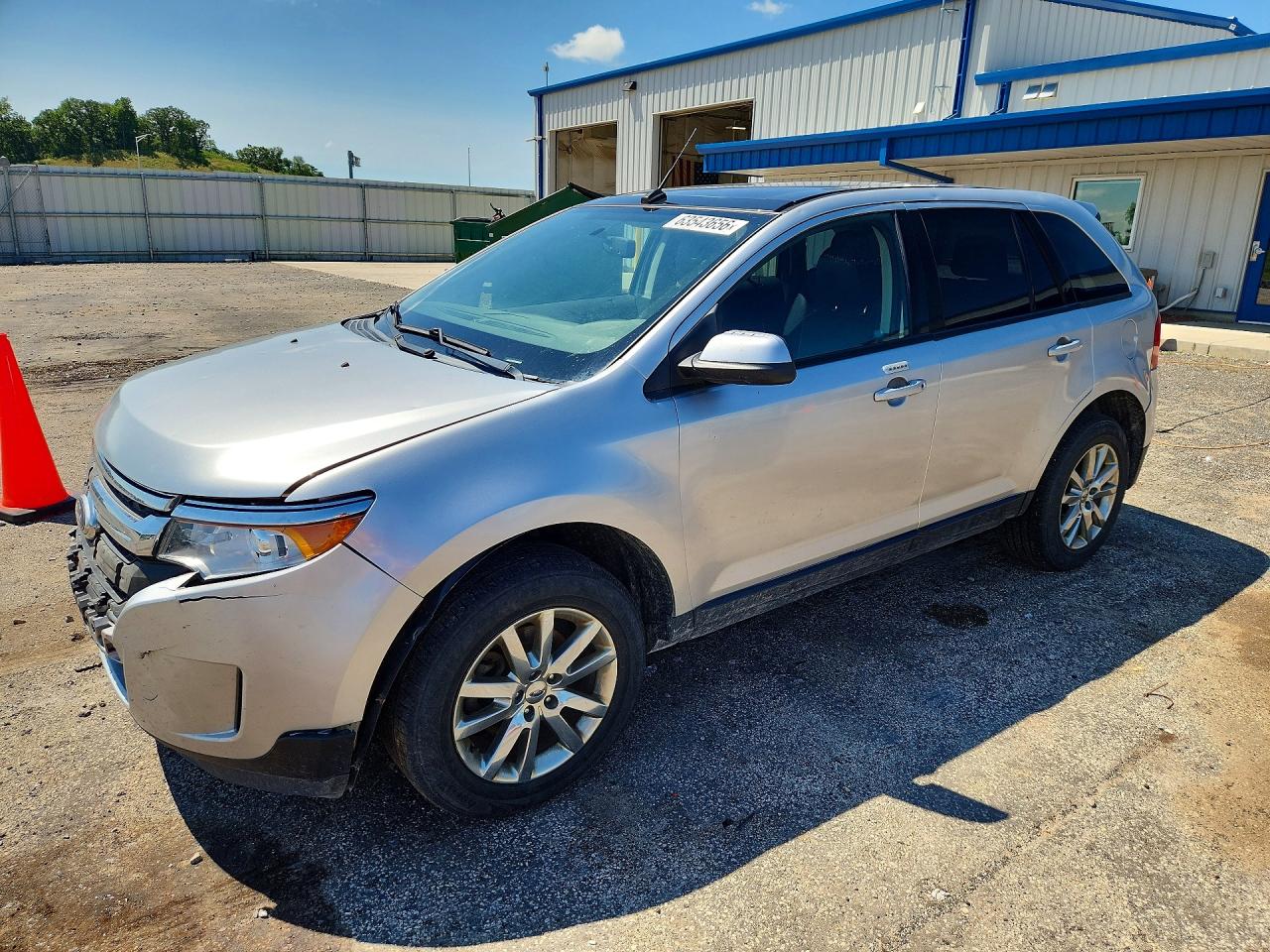 2014 Ford Edge Sel Silver vin: 2FMDK4JC7EBA71094