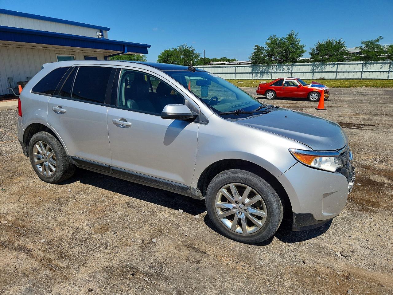 2014 Ford Edge Sel Silver vin: 2FMDK4JC7EBA71094