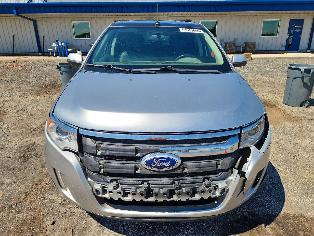 2014 Ford Edge Sel Silver vin: 2FMDK4JC7EBA71094