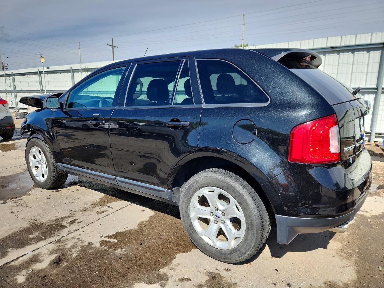 2014 Ford Edge Sel Black vin: 2FMDK4JC7EBA81284