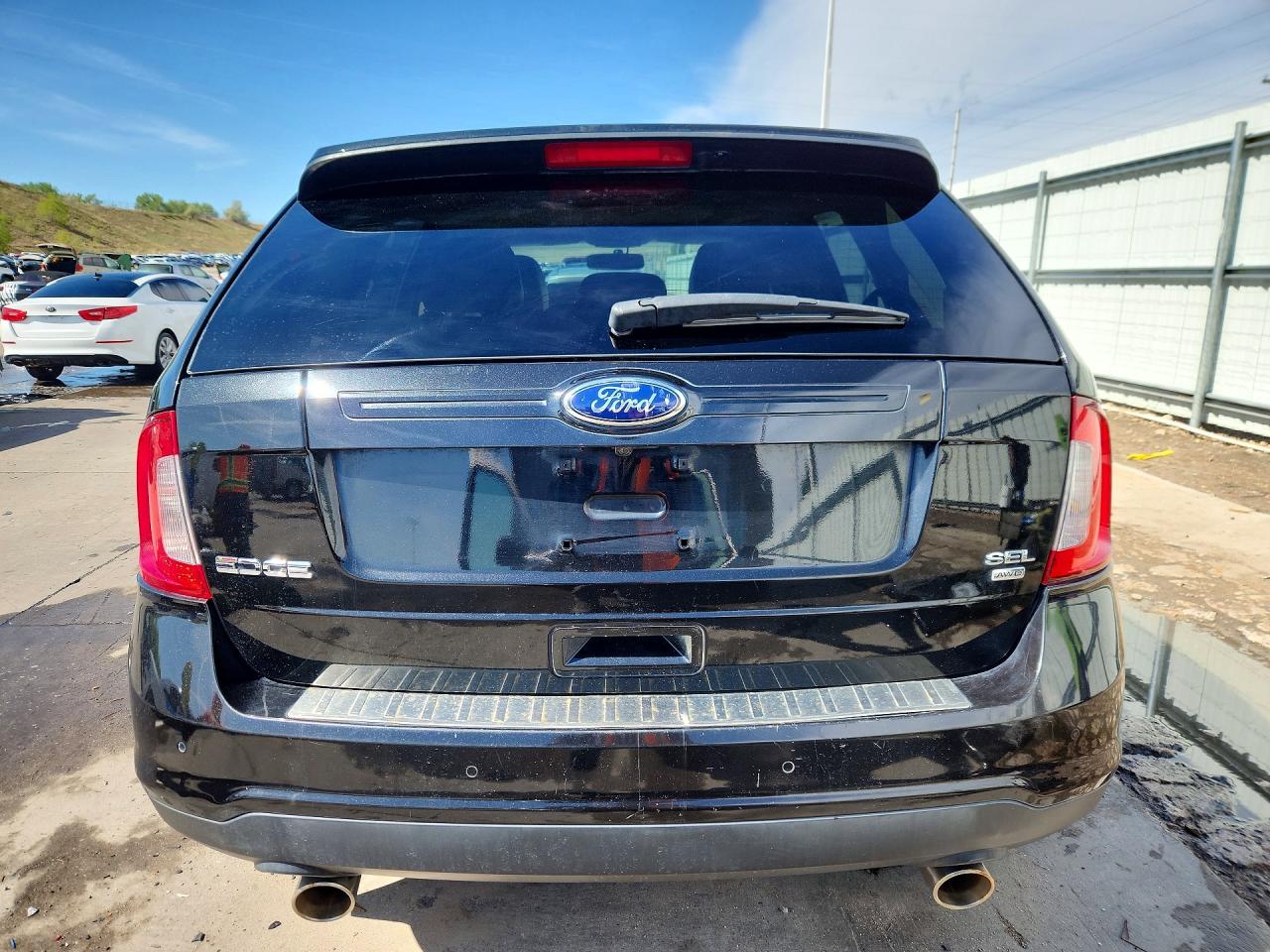 2014 Ford Edge Sel Black vin: 2FMDK4JC7EBA81284