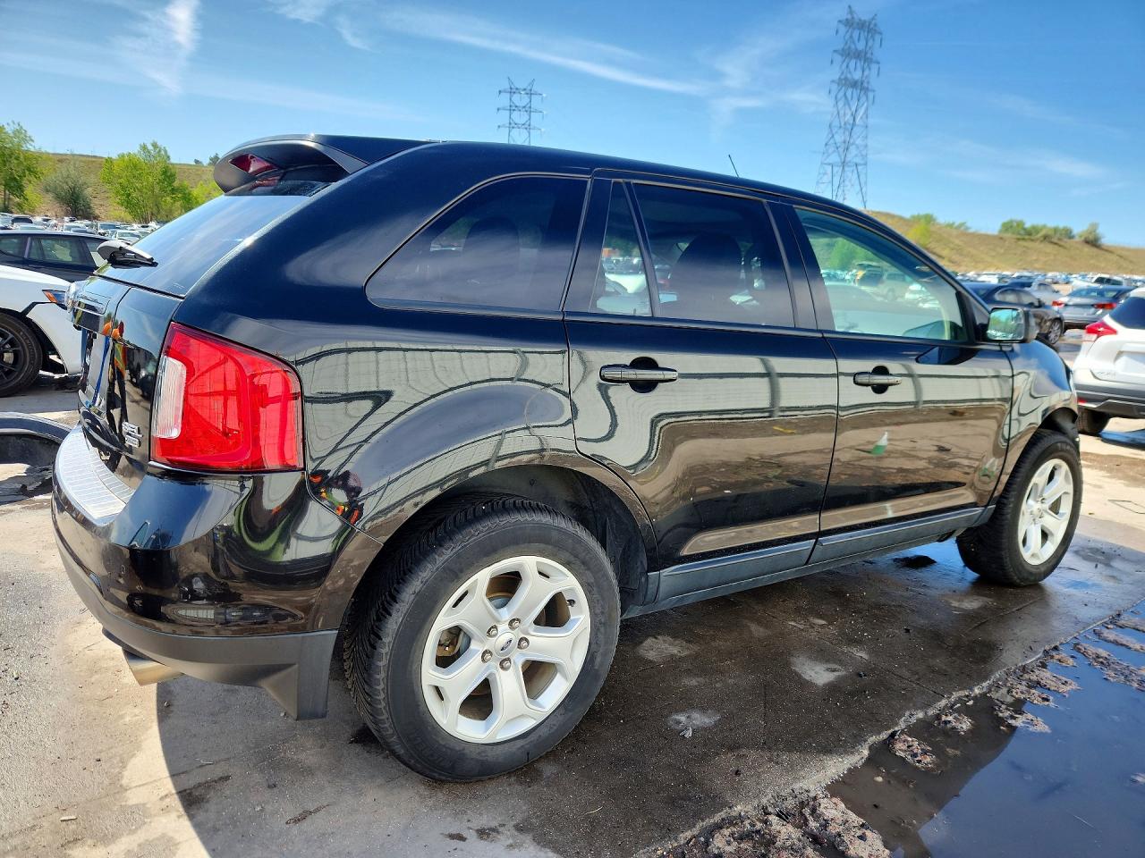 2014 Ford Edge Sel Black vin: 2FMDK4JC7EBA81284