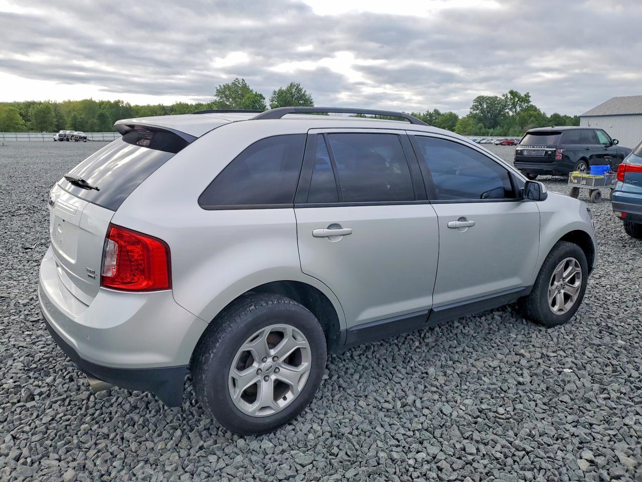 2014 Ford Edge Sel Silver vin: 2FMDK4JC7EBB03722