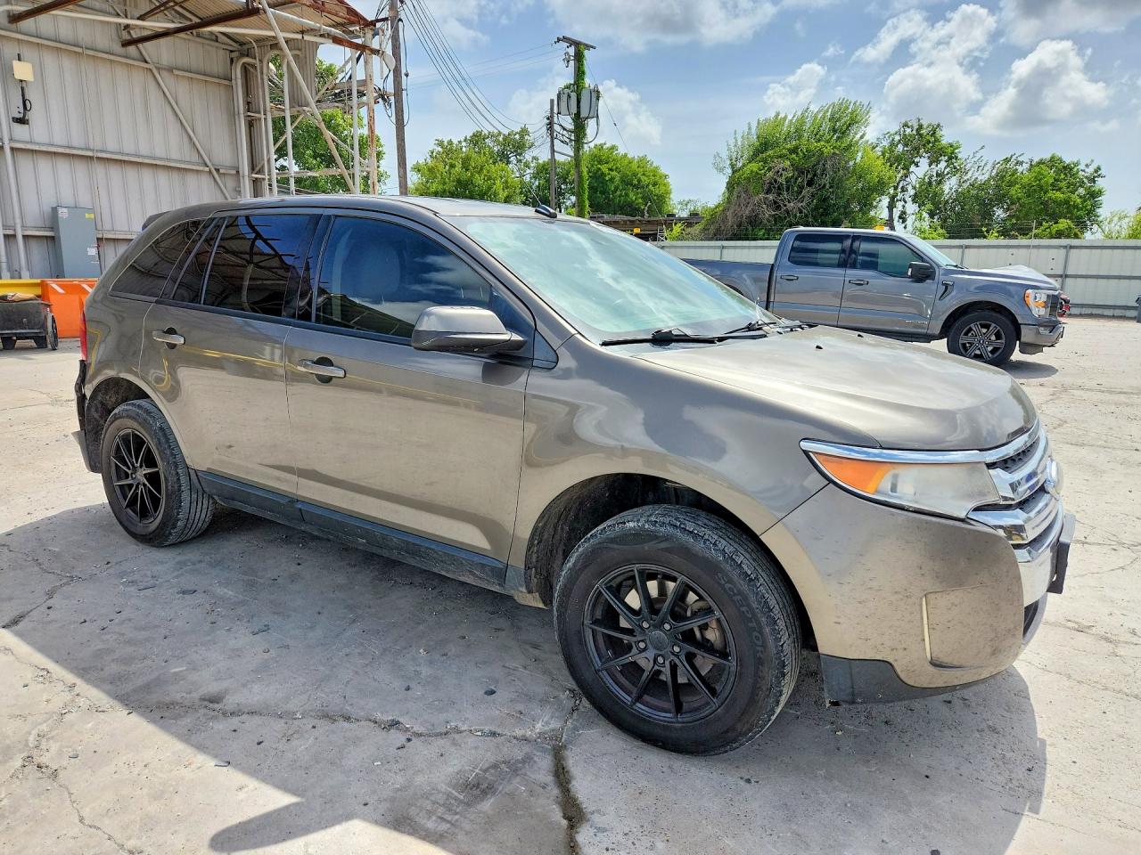 2014 Ford Edge Sel Gray vin: 2FMDK4JC7EBB18785