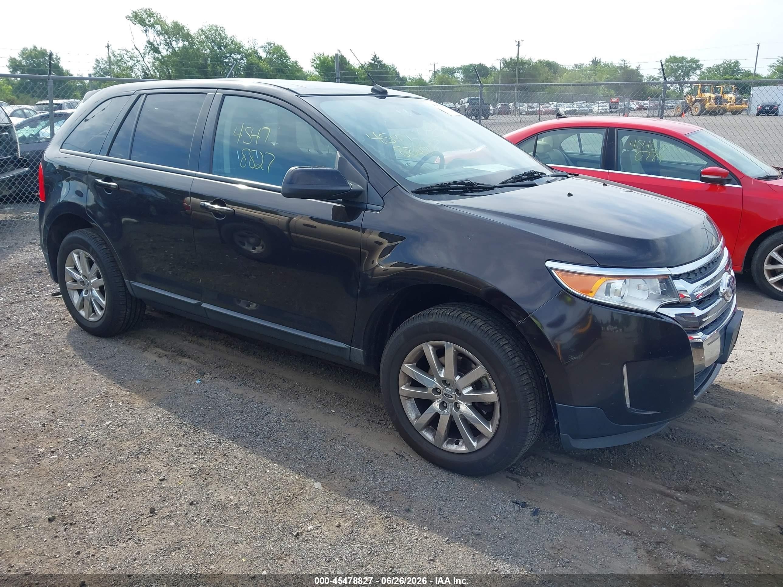 2014 Ford Edge Sel Black vin: 2FMDK4JC7EBB33738