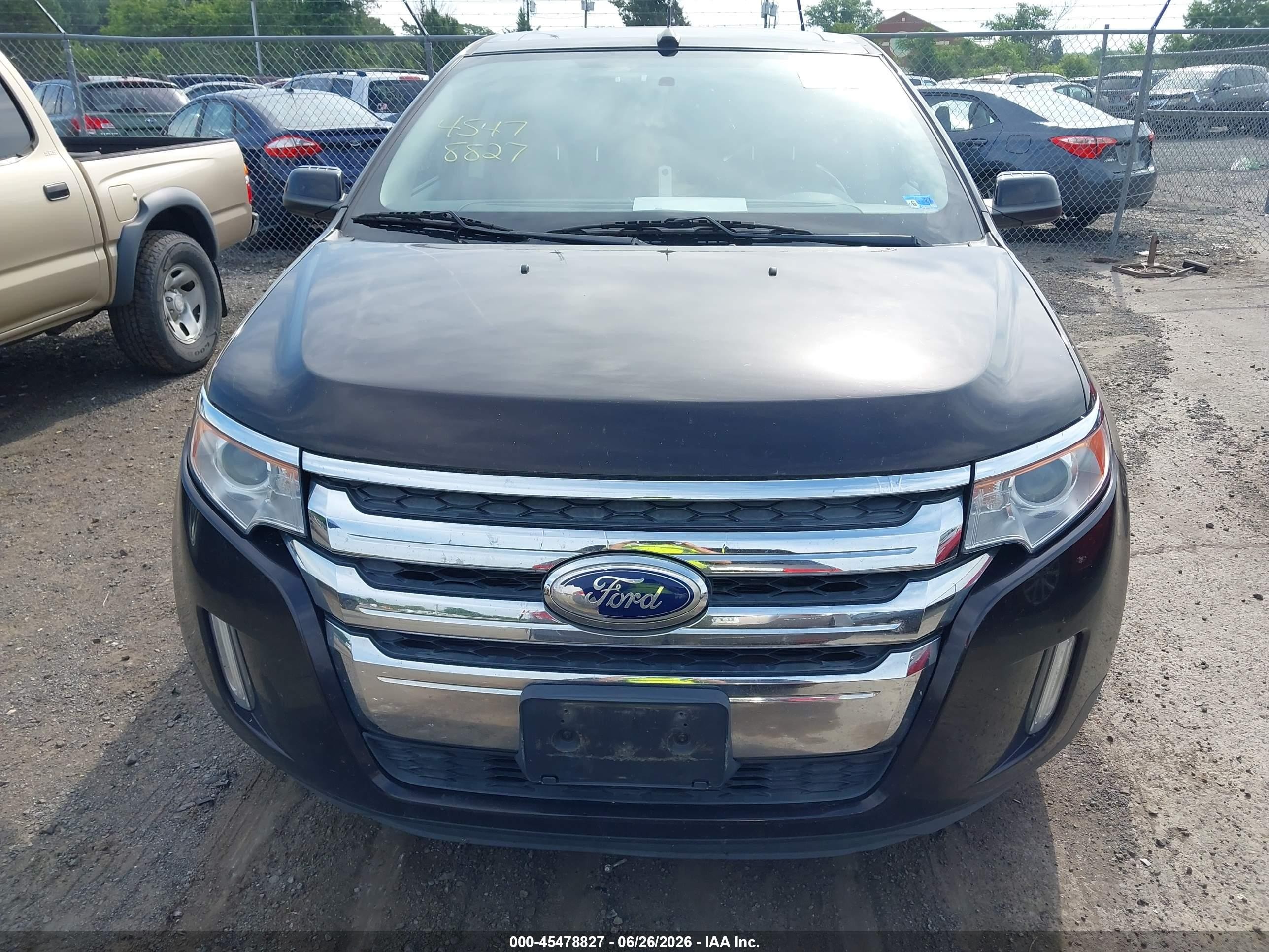 2014 Ford Edge Sel Black vin: 2FMDK4JC7EBB33738