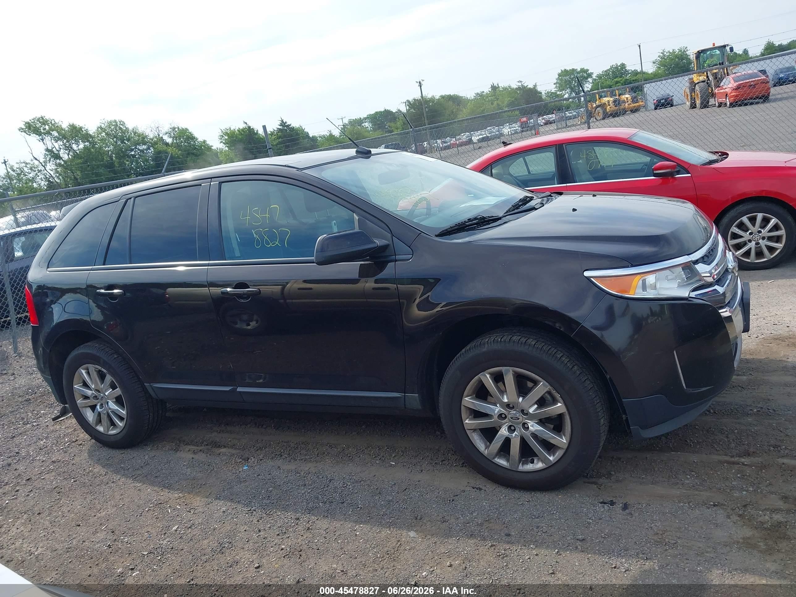 2014 Ford Edge Sel Black vin: 2FMDK4JC7EBB33738