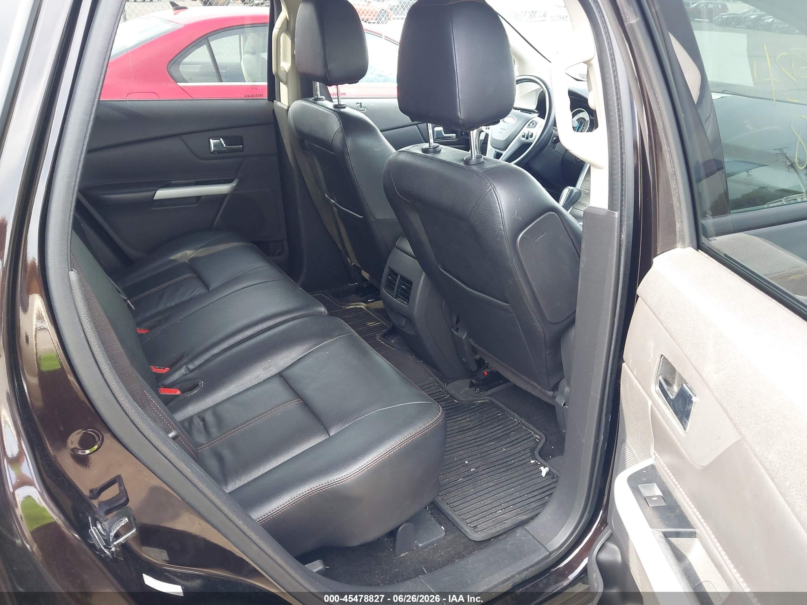 2014 Ford Edge Sel Black vin: 2FMDK4JC7EBB33738