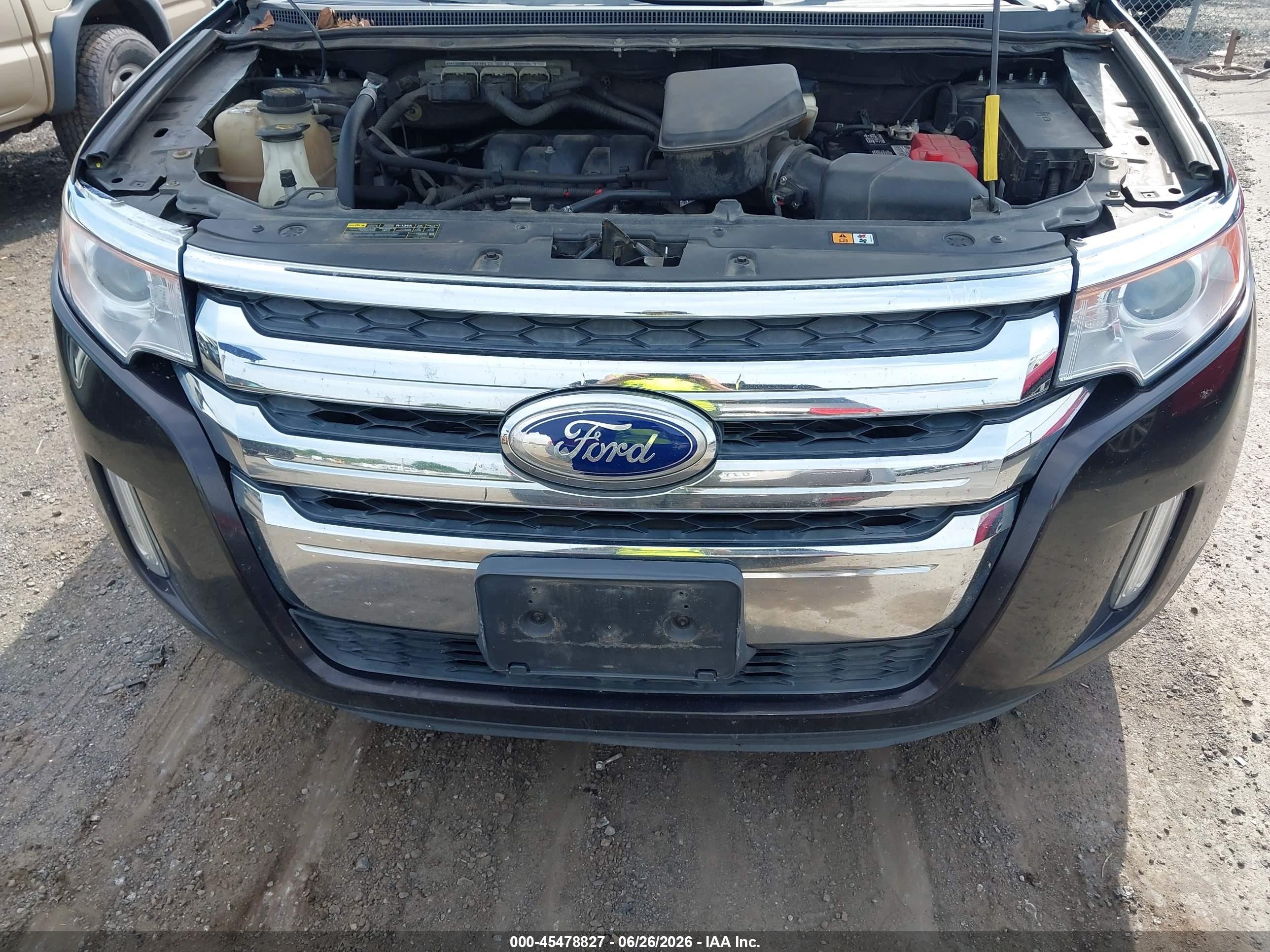 2014 Ford Edge Sel Black vin: 2FMDK4JC7EBB33738
