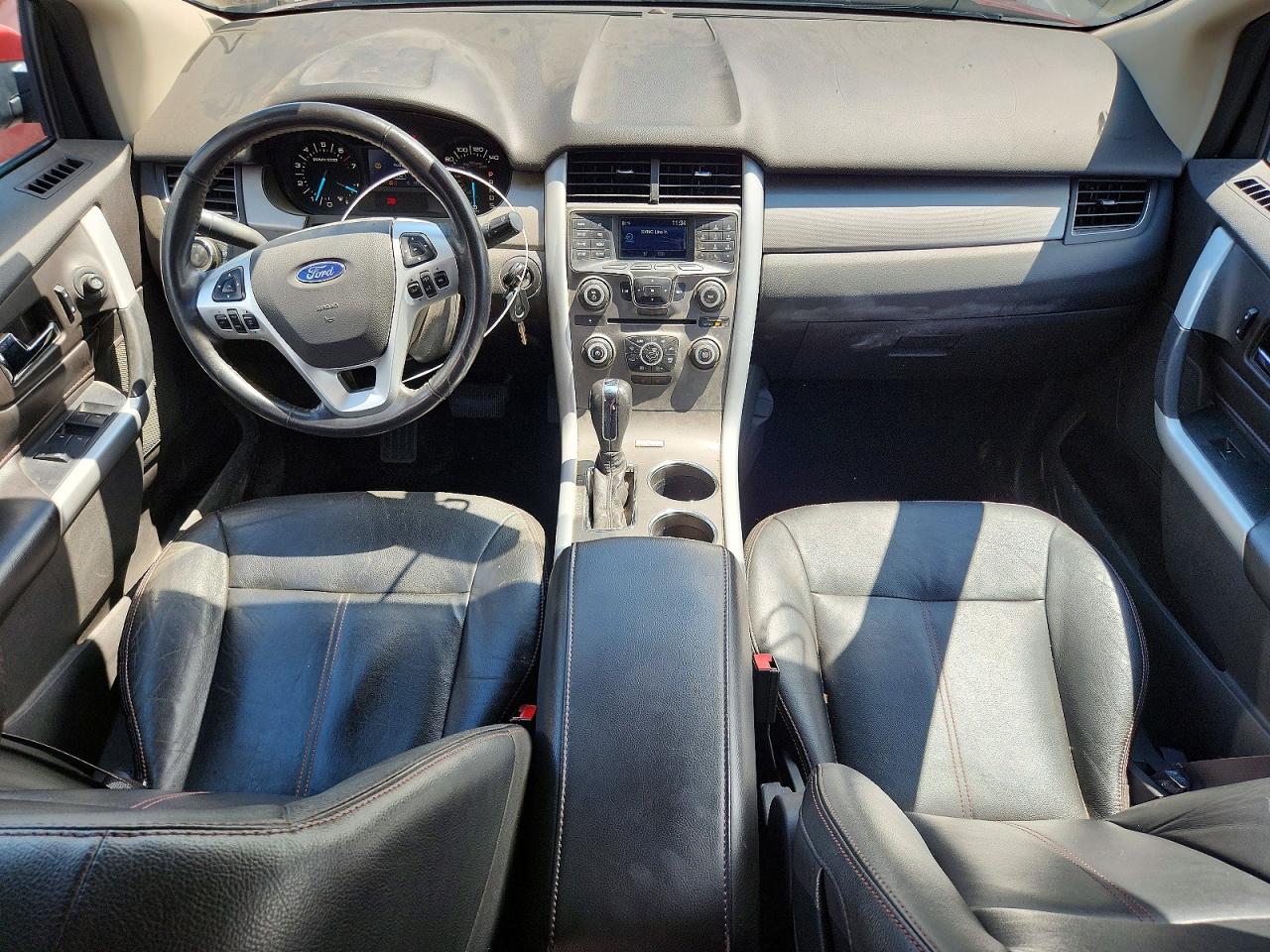 2014 Ford Edge Sel Maroon vin: 2FMDK4JC7EBB71843