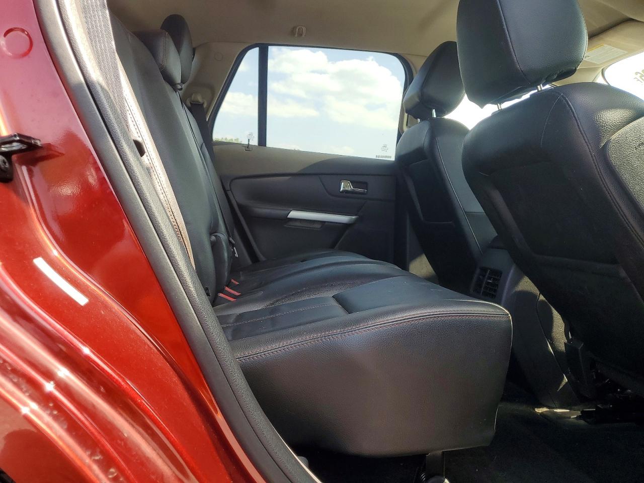 2014 Ford Edge Sel Maroon vin: 2FMDK4JC7EBB71843