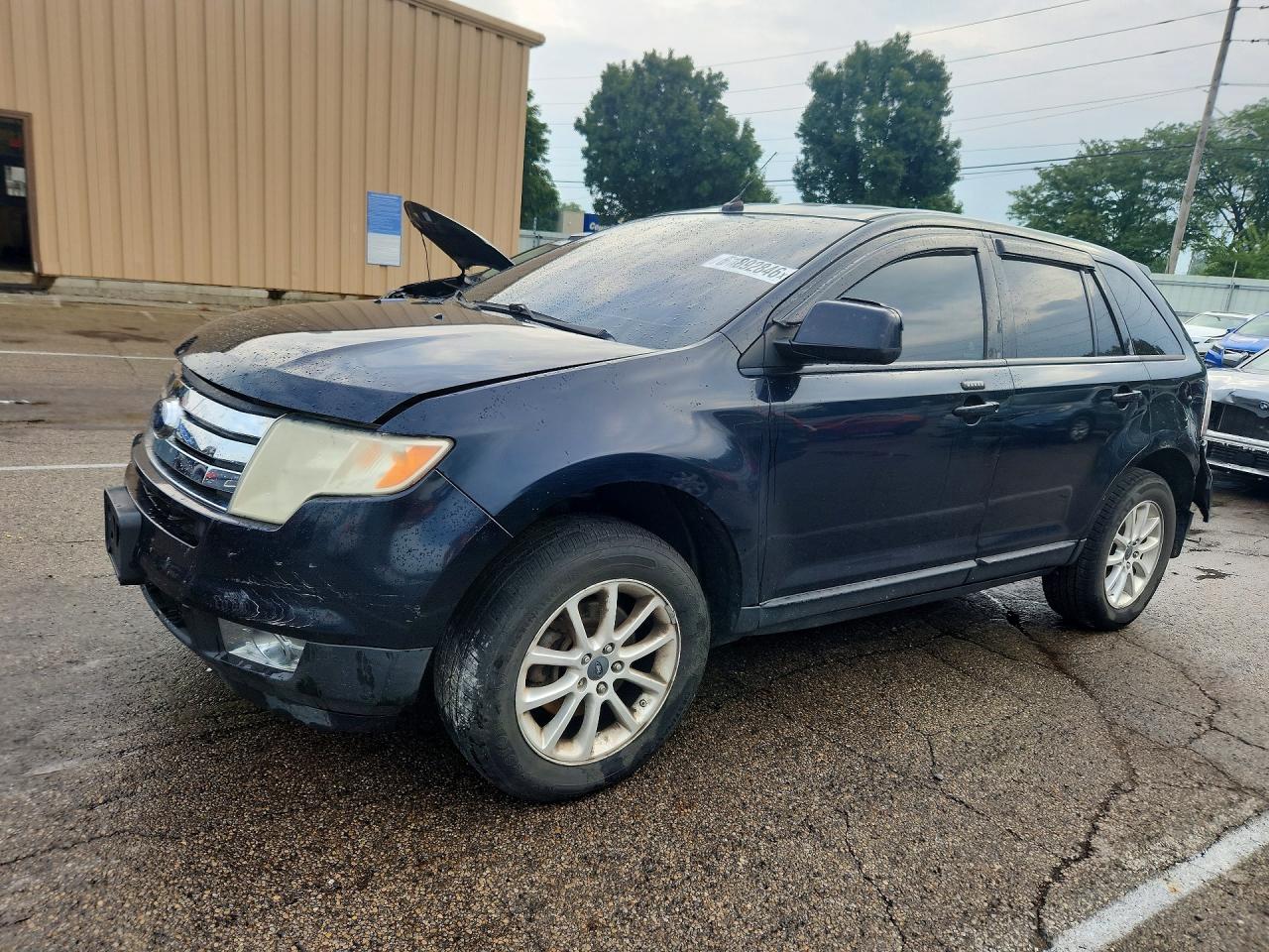 2010 Ford Edge Sel Черный vin: 2FMDK4JC8ABA36798