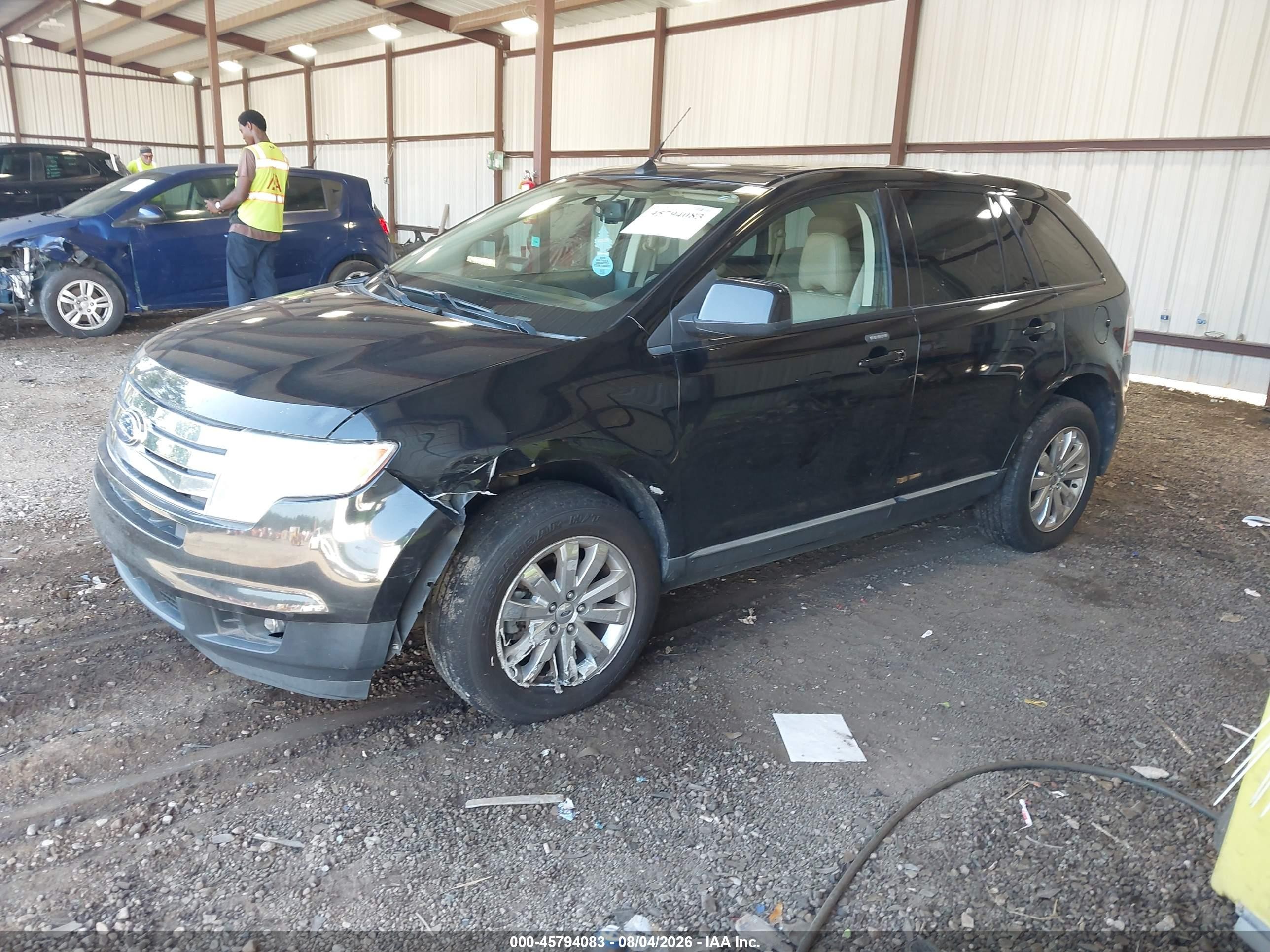 2010 Ford Edge Sel Black vin: 2FMDK4JC8ABA64763