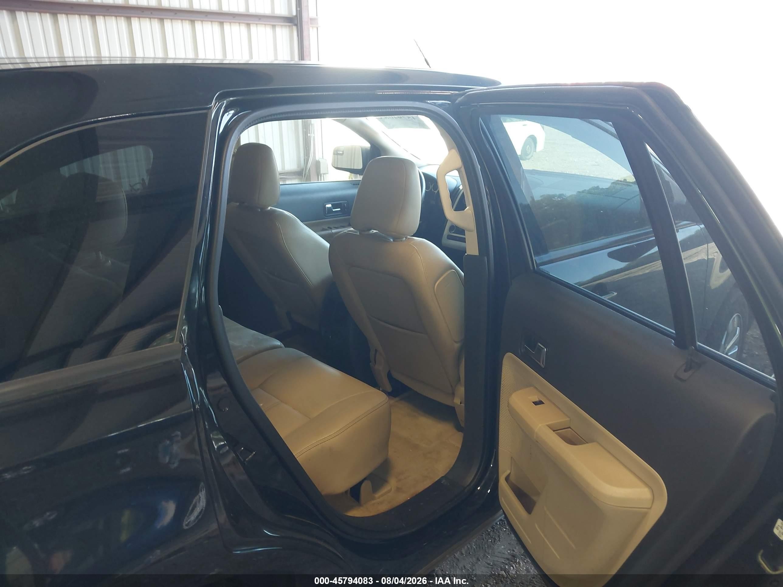 2010 Ford Edge Sel Black vin: 2FMDK4JC8ABA64763