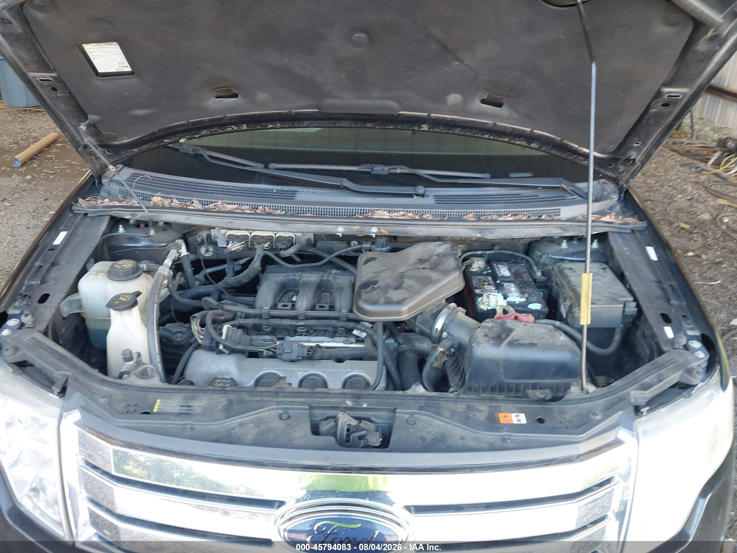 2010 Ford Edge Sel Black vin: 2FMDK4JC8ABA64763