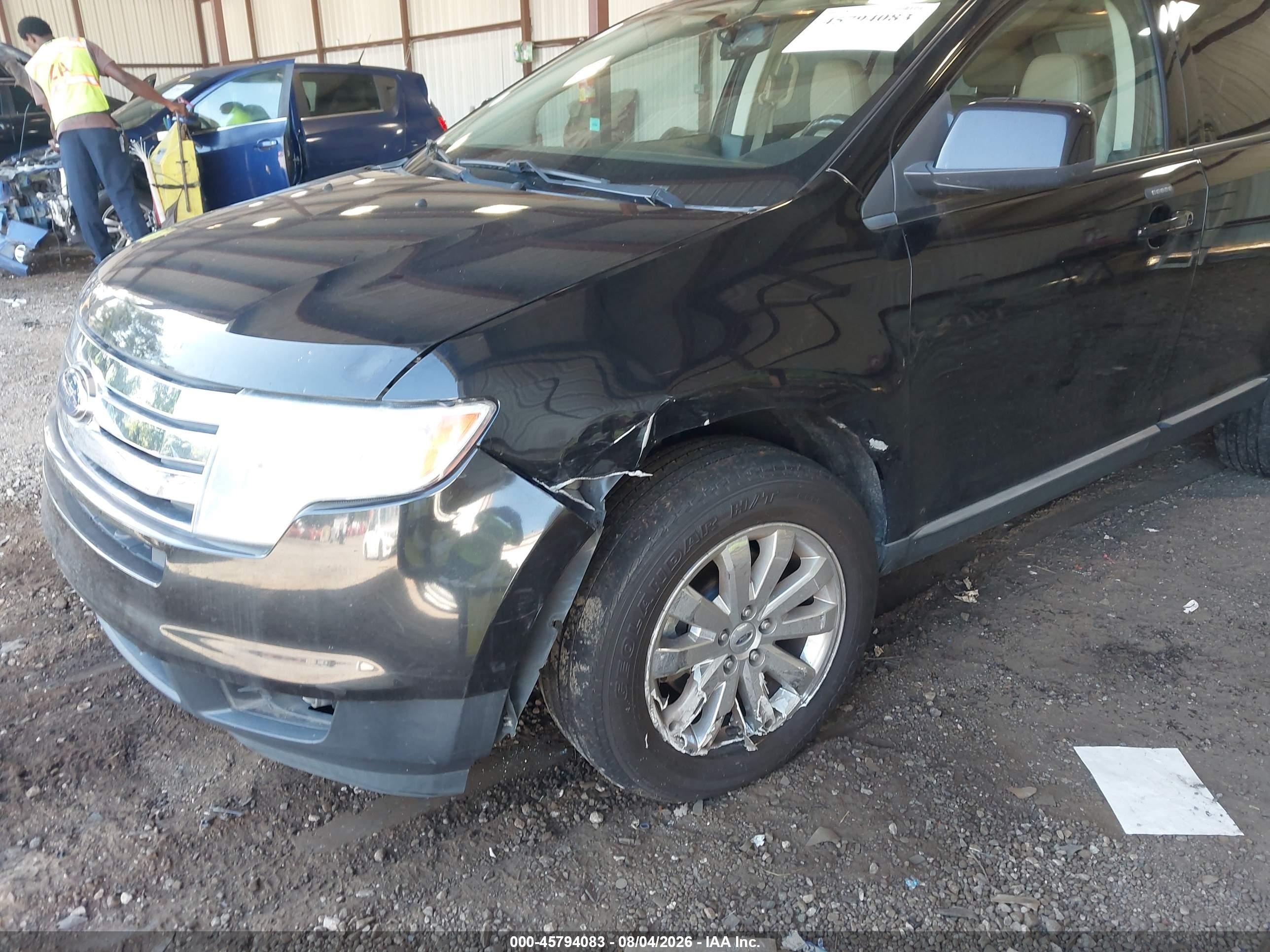 2010 Ford Edge Sel Black vin: 2FMDK4JC8ABA64763