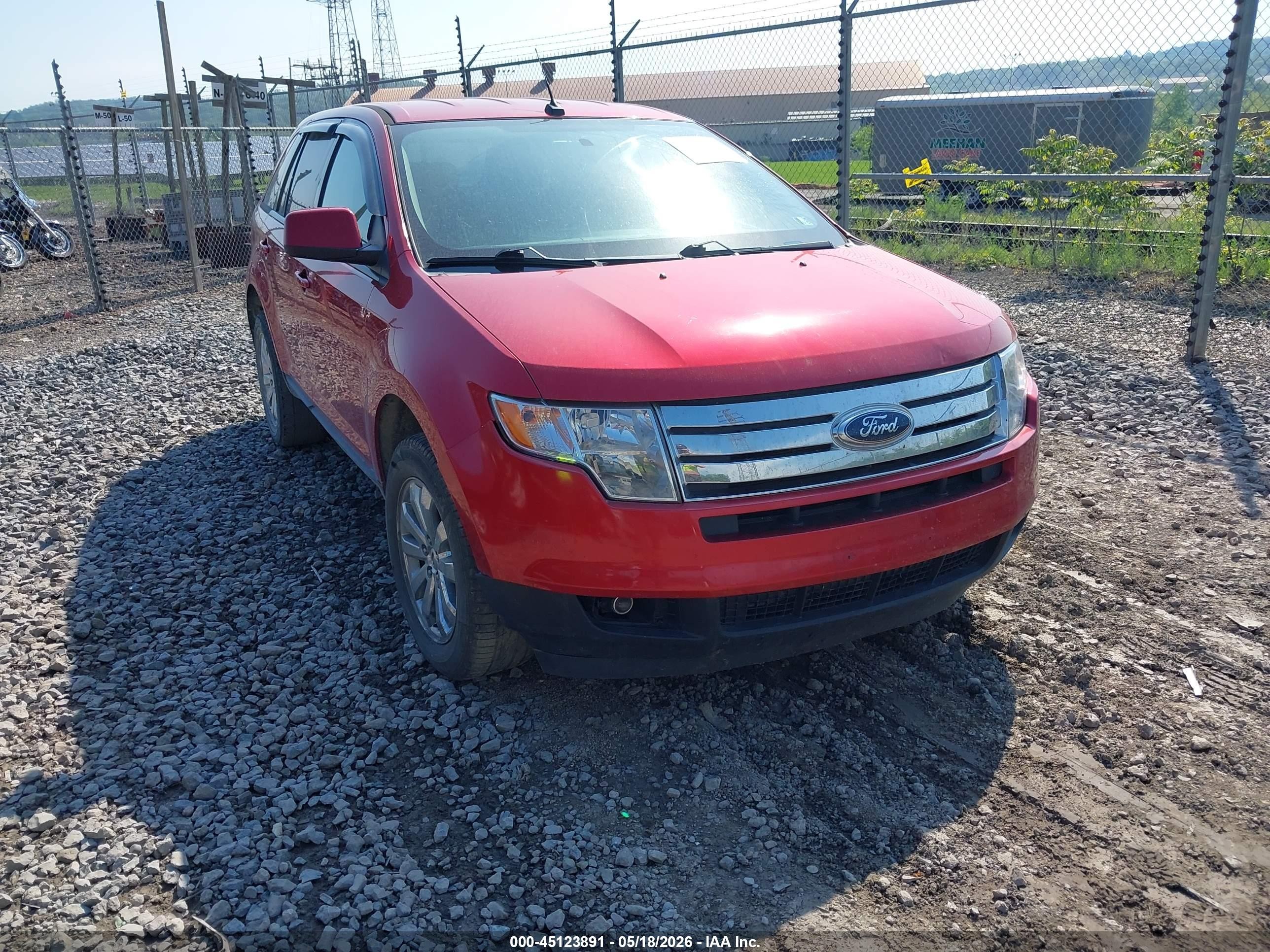 2010 Ford Edge Sel Красный vin: 2FMDK4JC8ABB31975