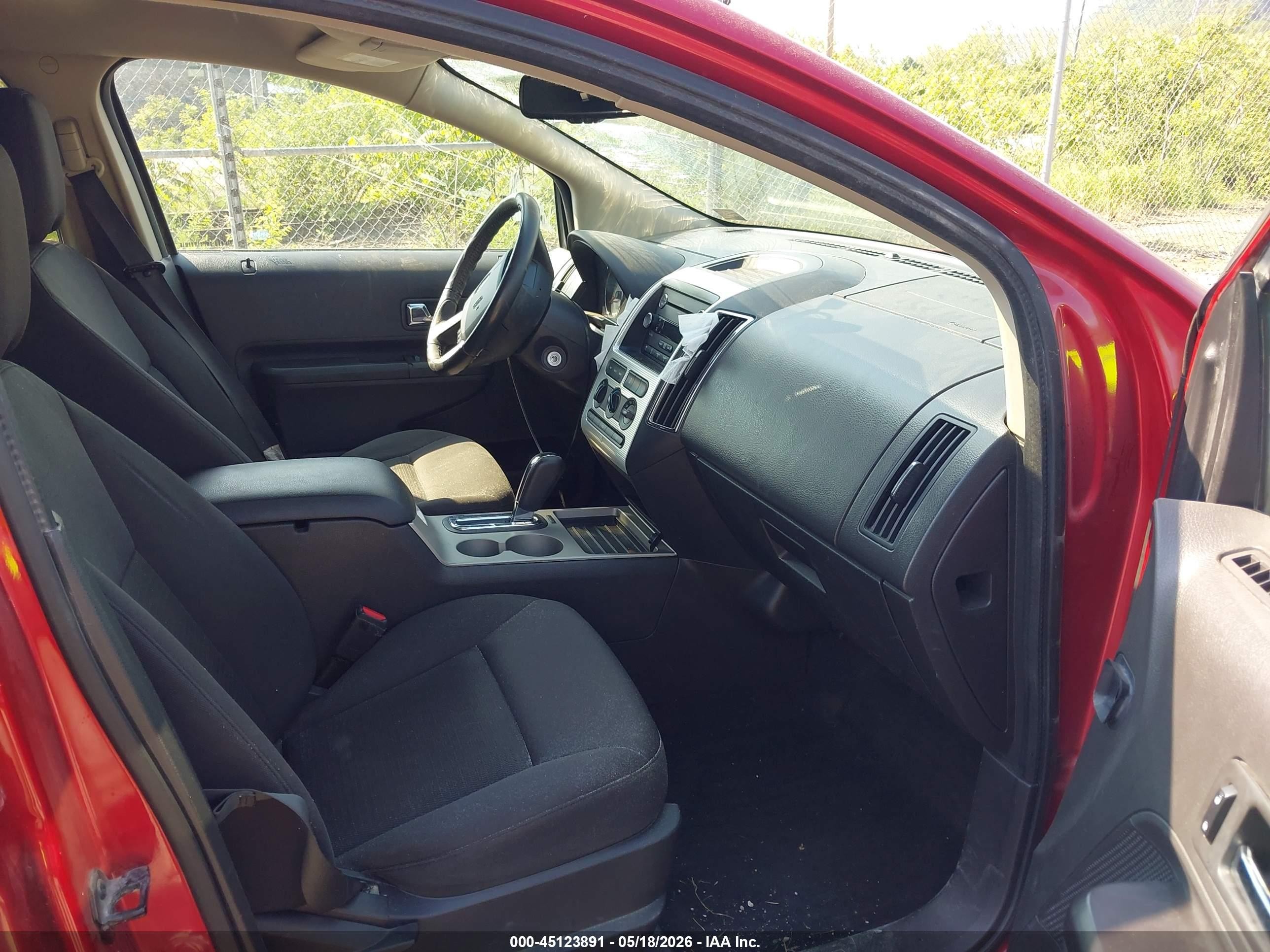 2010 Ford Edge Sel Red vin: 2FMDK4JC8ABB31975