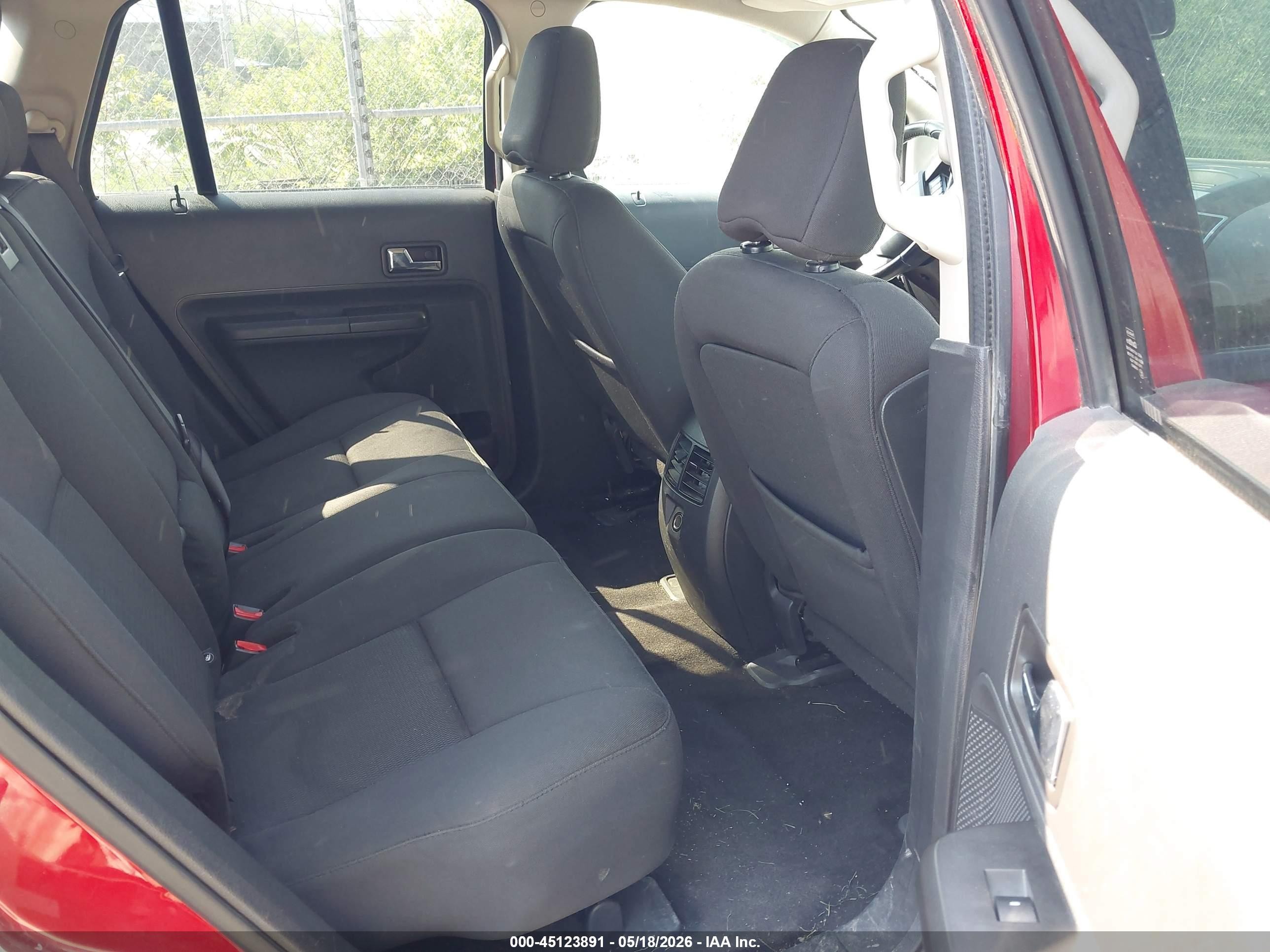 2010 Ford Edge Sel Red vin: 2FMDK4JC8ABB31975