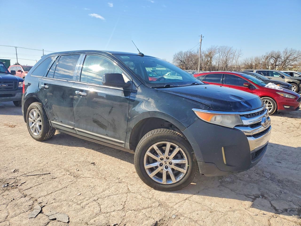 2011 Ford Edge Sel Black vin: 2FMDK4JC8BBA02698