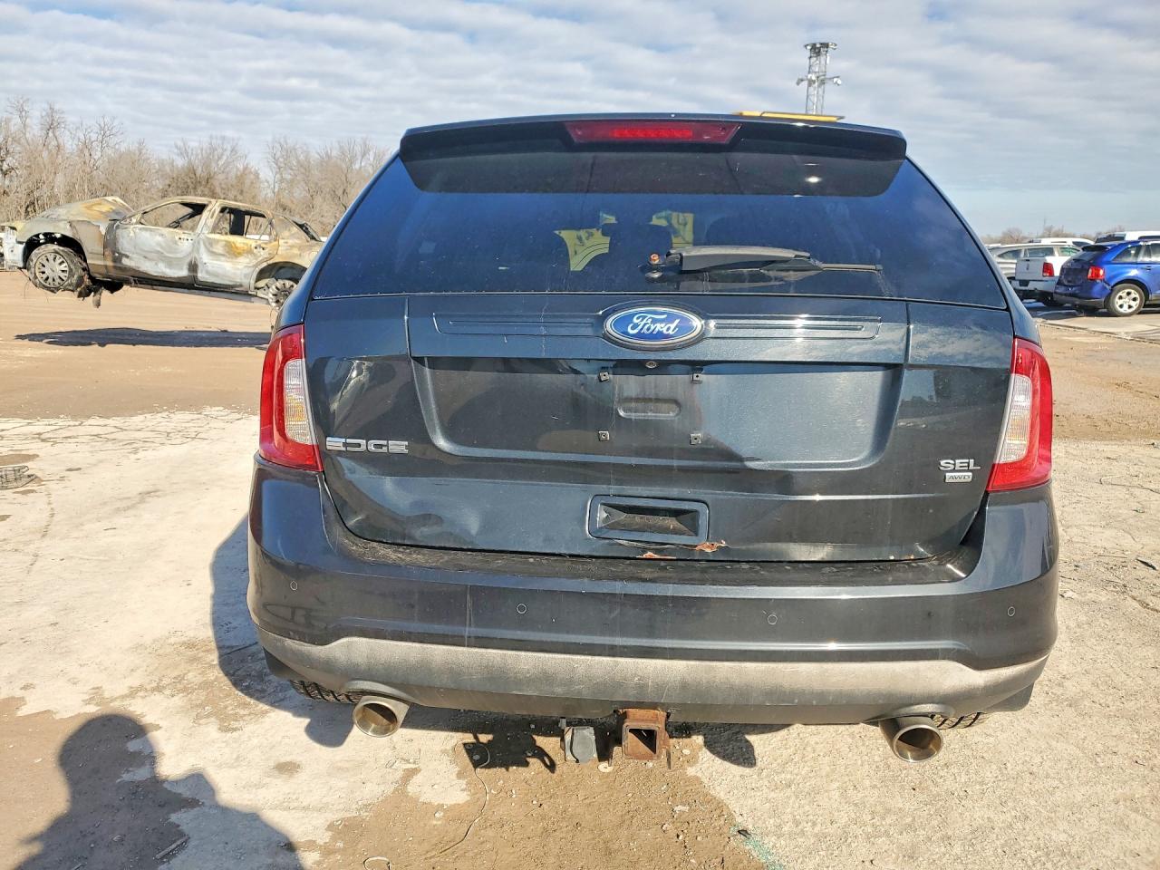 2011 Ford Edge Sel Black vin: 2FMDK4JC8BBA02698