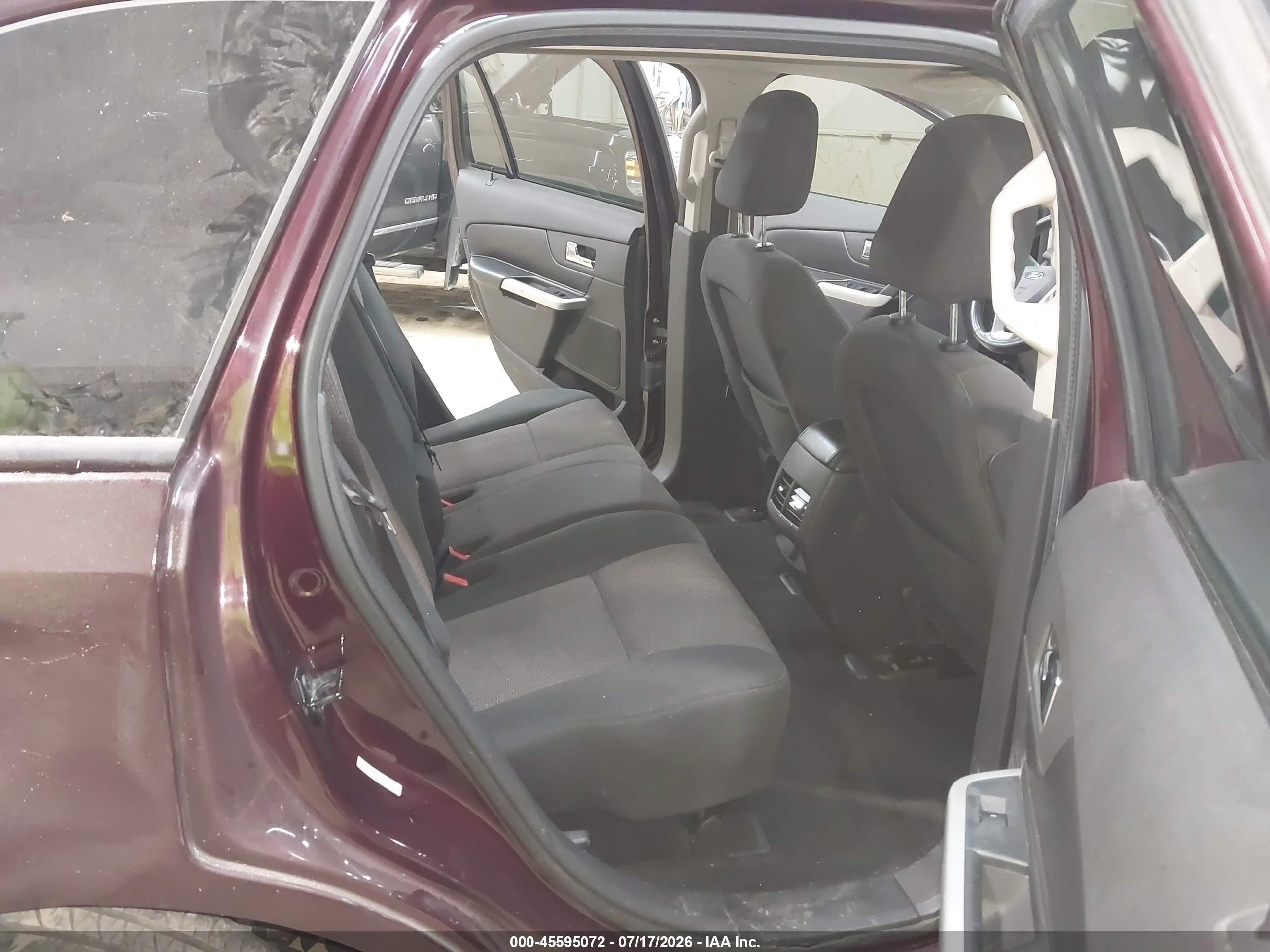 2011 Ford Edge Sel Burgundy vin: 2FMDK4JC8BBA05133