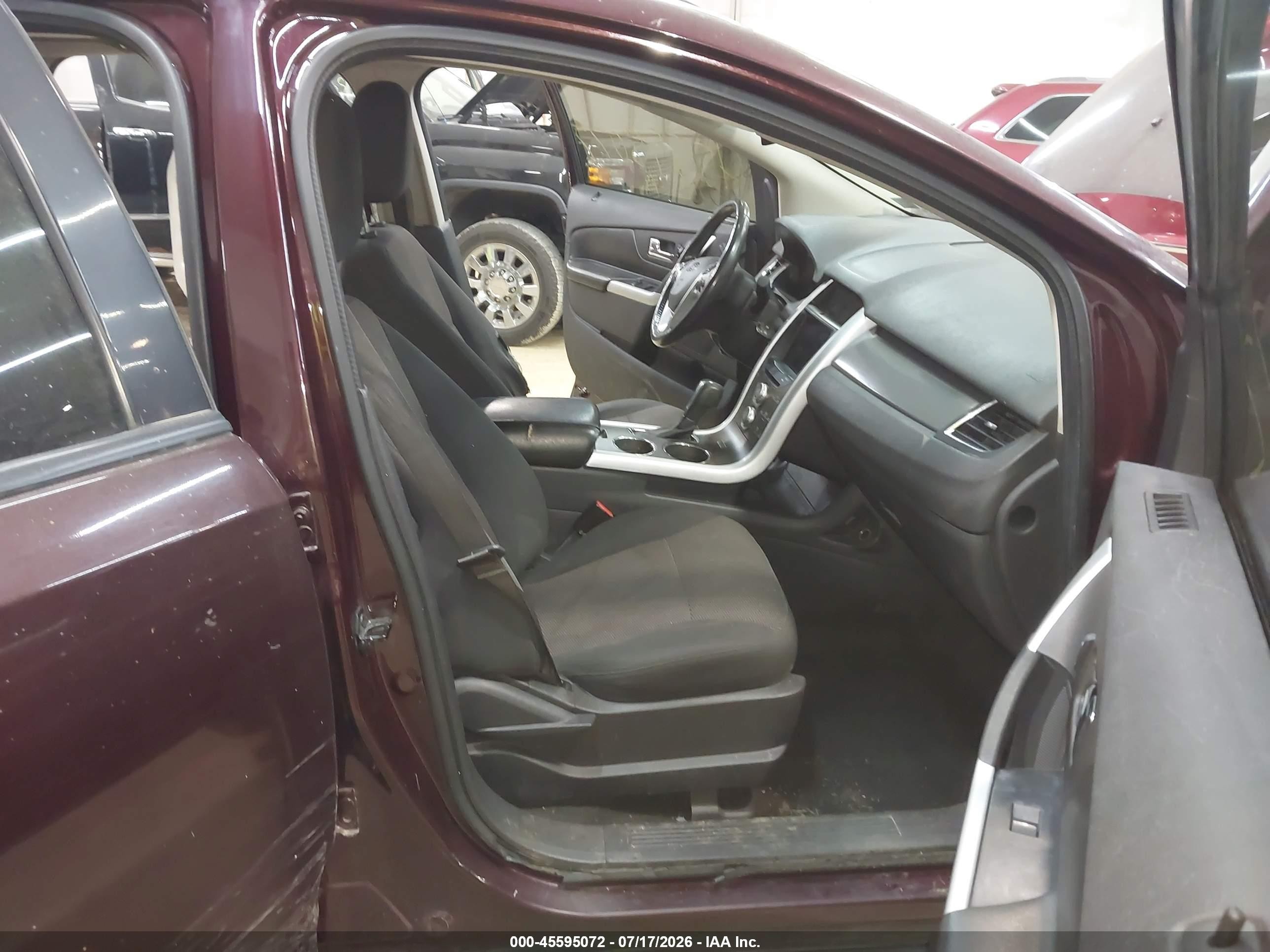 2011 Ford Edge Sel Burgundy vin: 2FMDK4JC8BBA05133