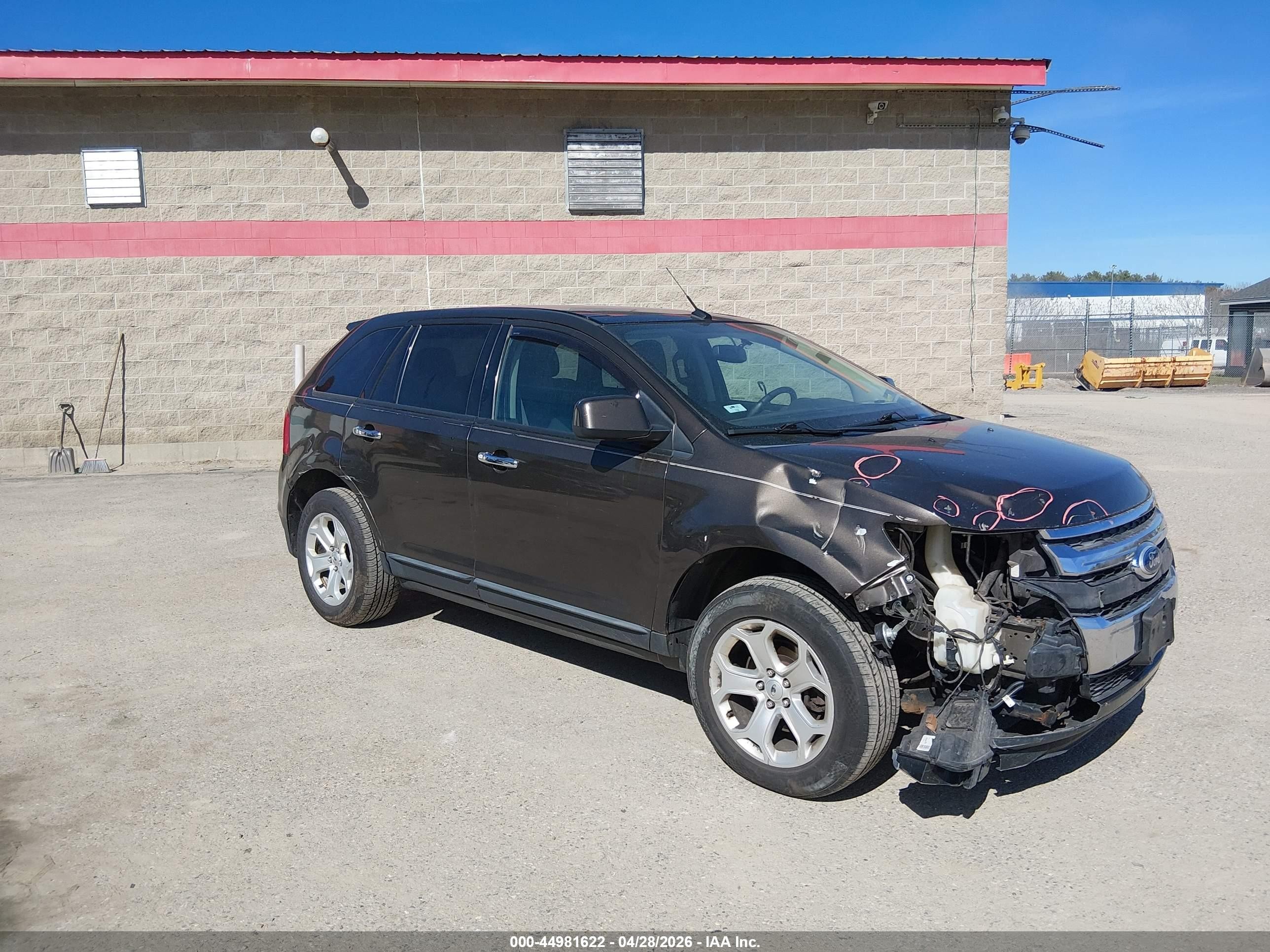 2011 Ford Edge Sel Black vin: 2FMDK4JC8BBA21333