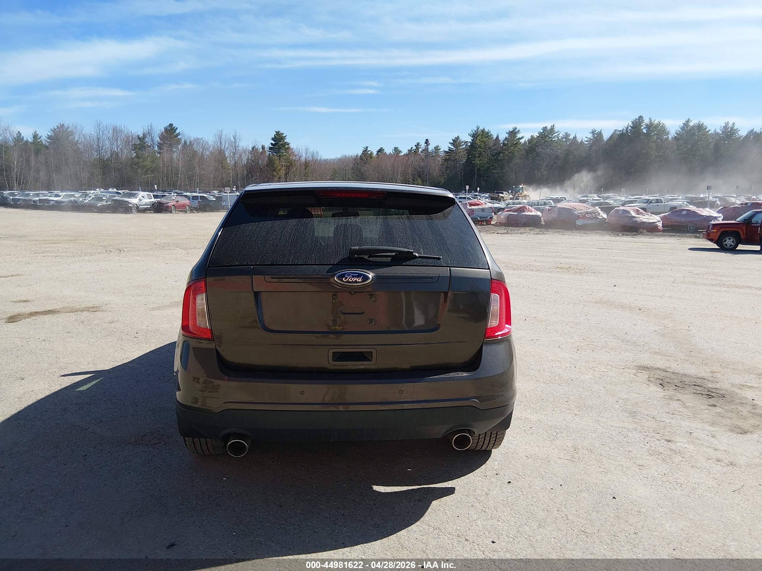 2011 Ford Edge Sel Black vin: 2FMDK4JC8BBA21333