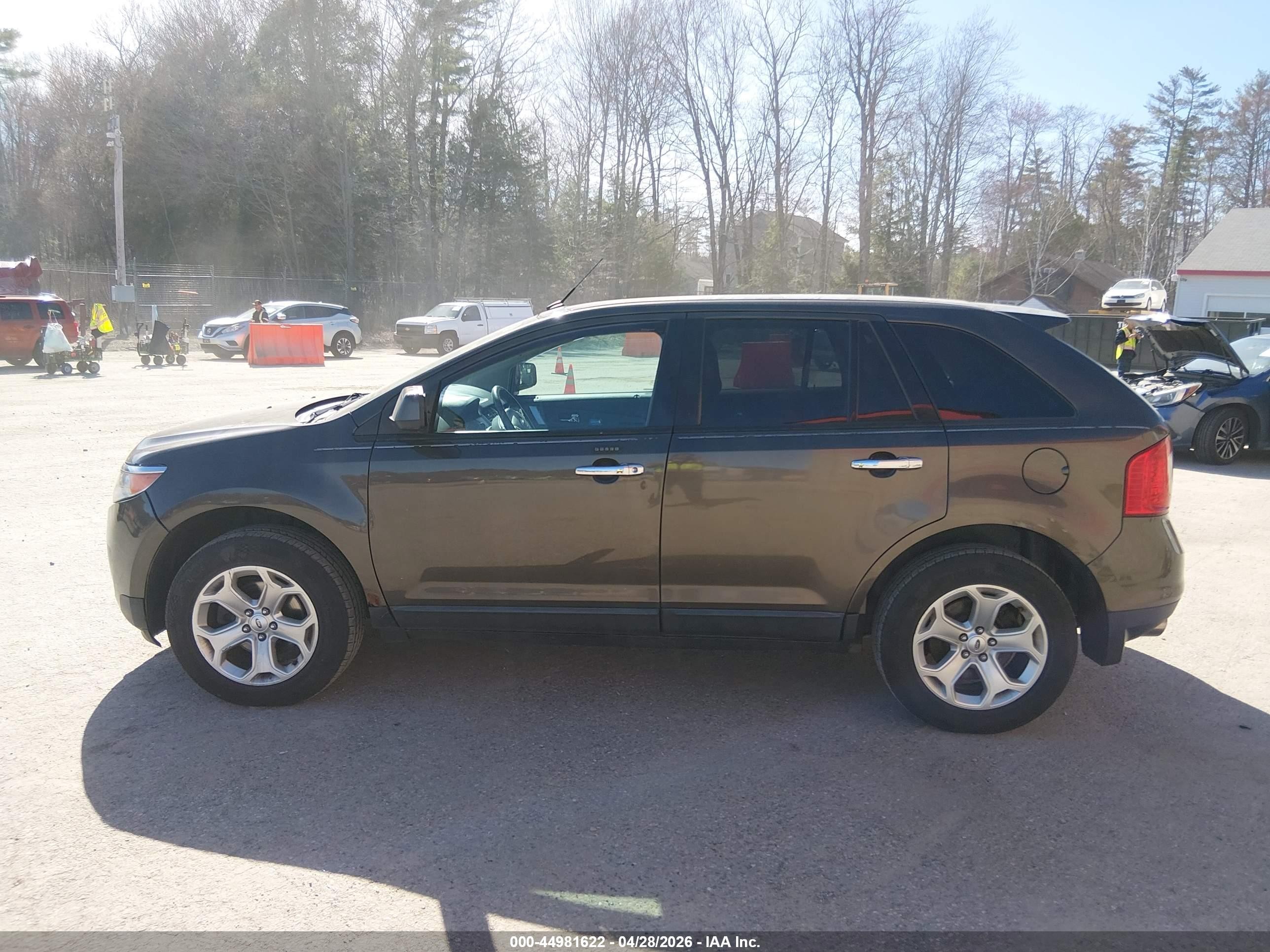 2011 Ford Edge Sel Black vin: 2FMDK4JC8BBA21333