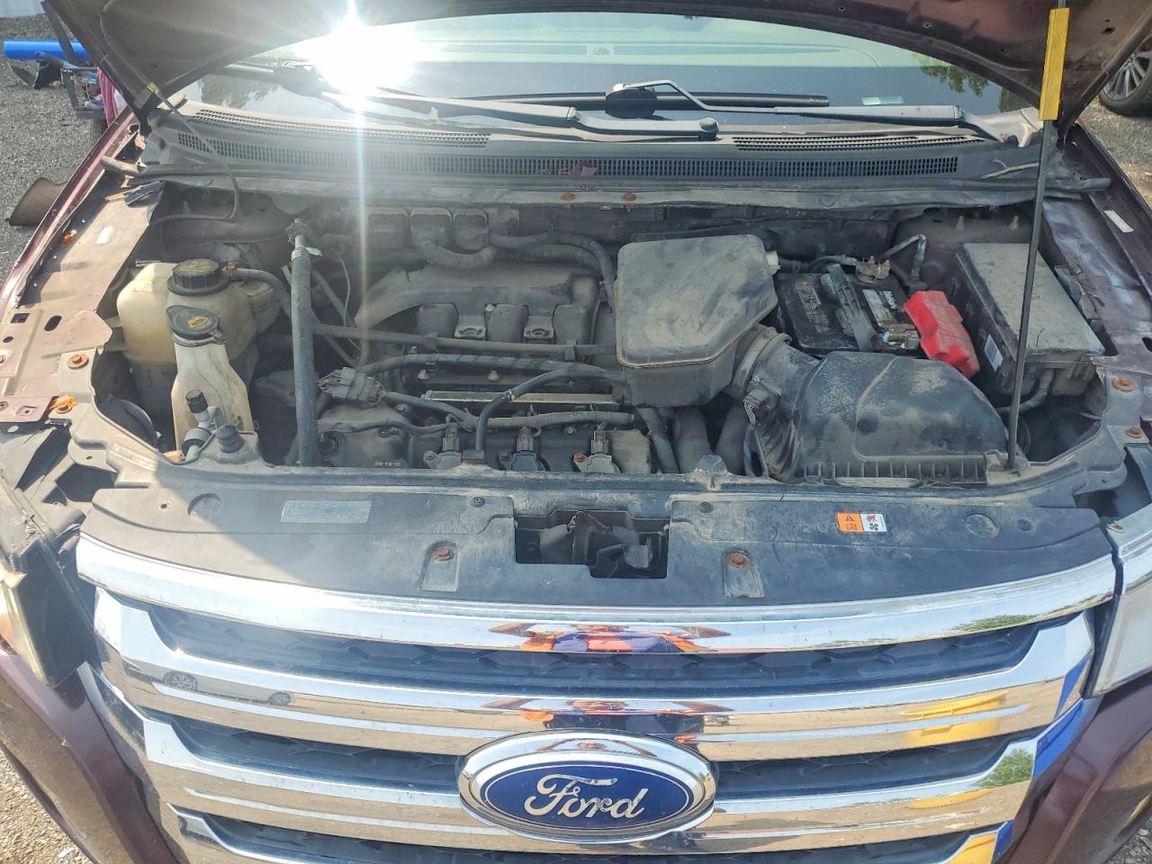 2011 Ford Edge Sel Red vin: 2FMDK4JC8BBA65431